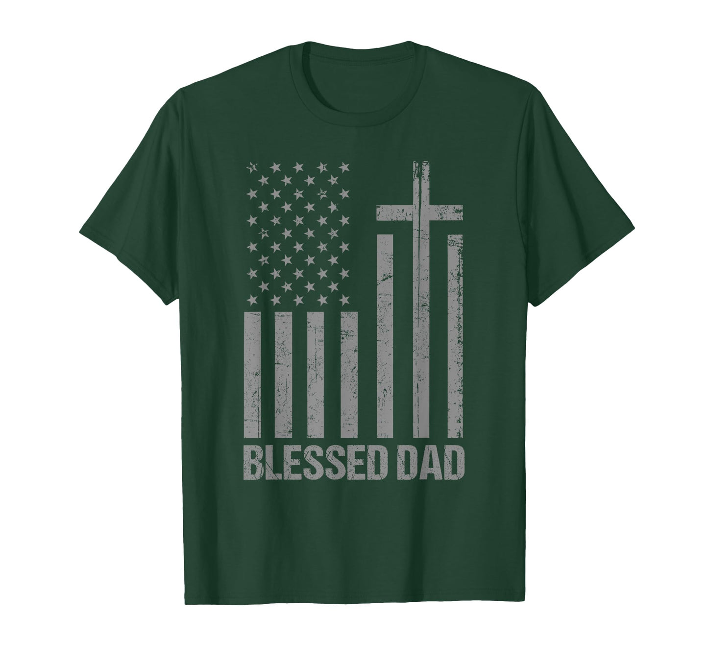 Christian Shirts For Men Fathers Day Tshirts For Blessed Dad T-Shirt