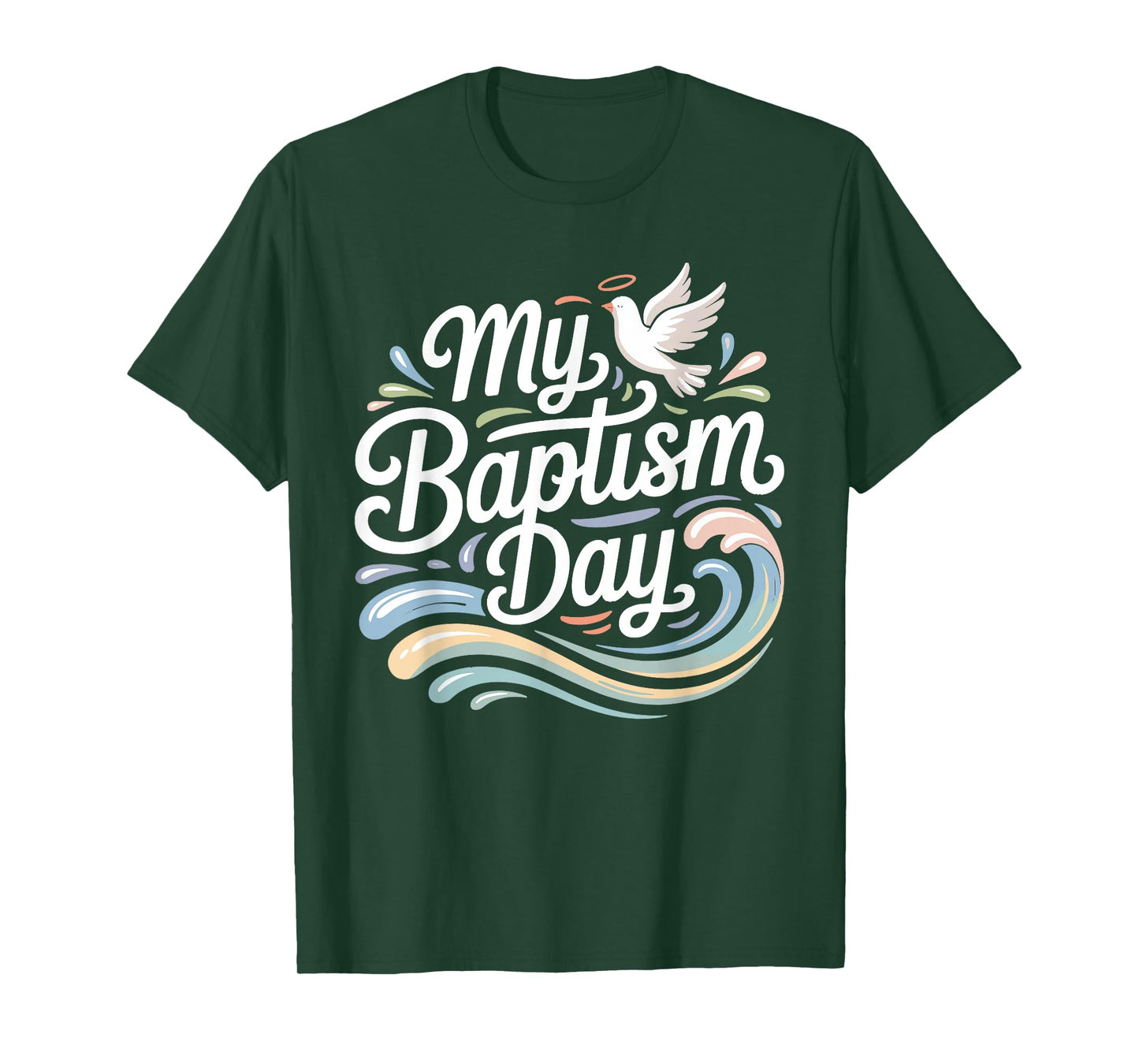 My Baptism Day Shirt Baptism Shirt Christian Baptised T-Shirt