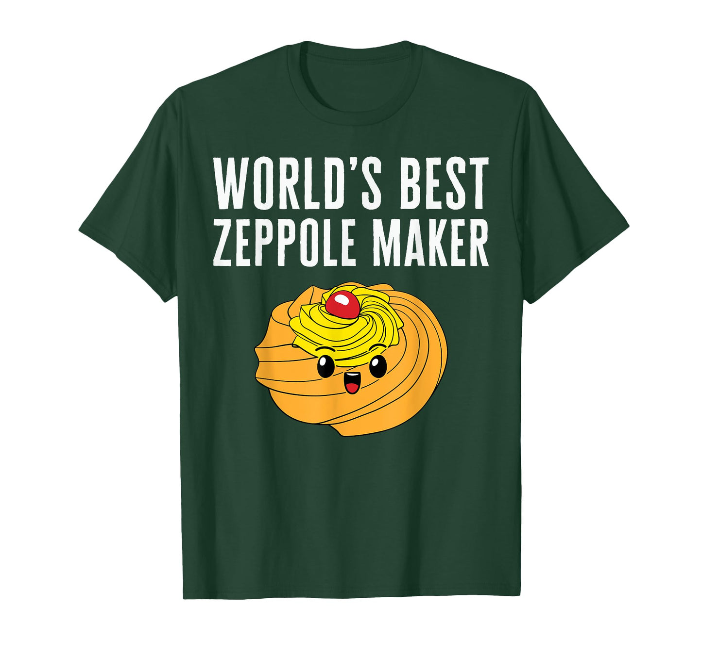 Saint Joseph's Day World's Best Zeppole Maker Italian Pastry T-Shirt