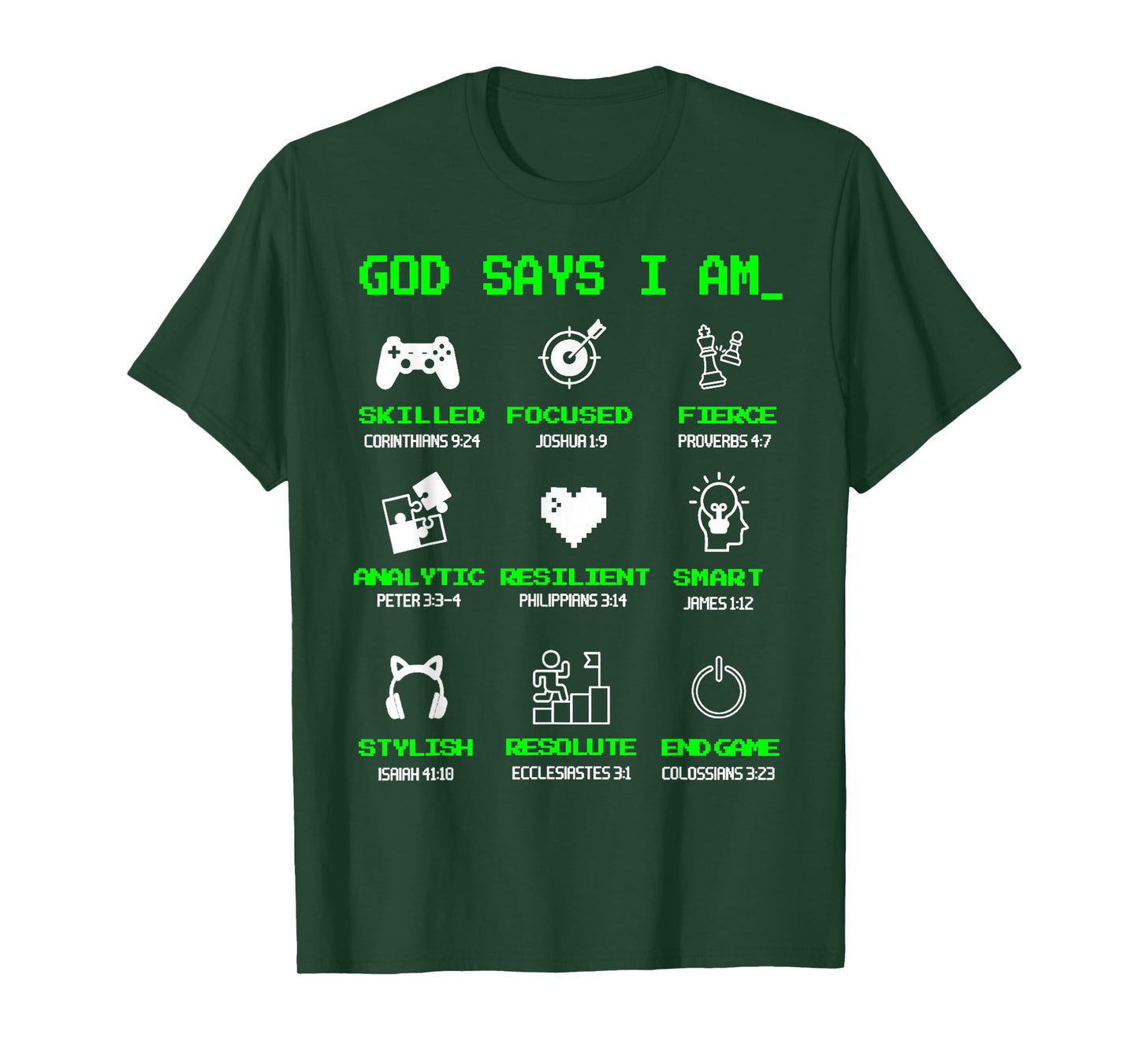 GOD SAYS I AM GAMING | GAMER FUNNY VIDEOGAME T-Shirt