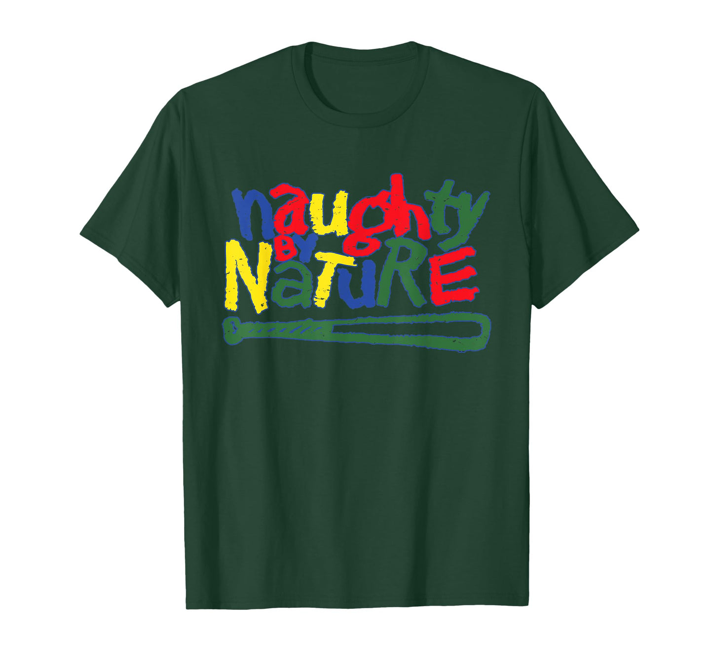 Naughty By Nature – Multi Color Logo T-Shirt