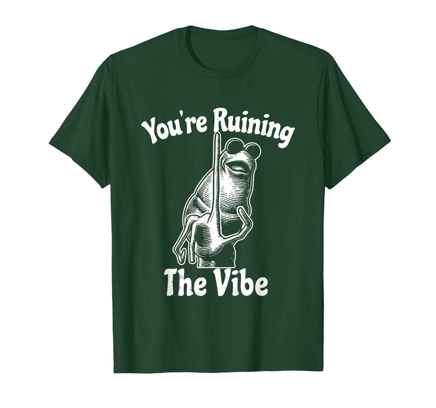 You're Ruining The Vibe Funny Marcus The Worm Meme Womens T-Shirt