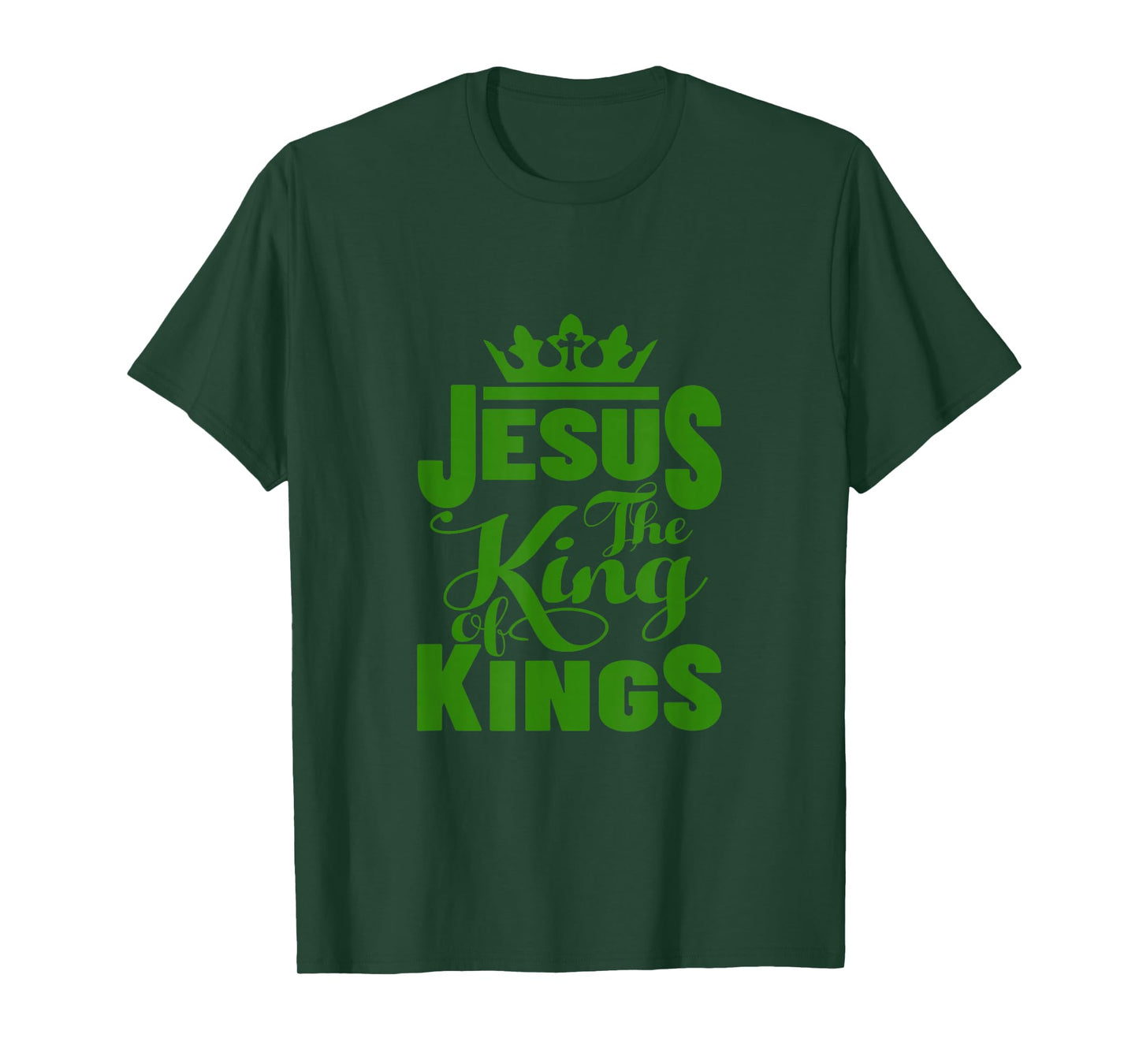 Jesus is My King – Bold Faith and Strength Design T-Shirt