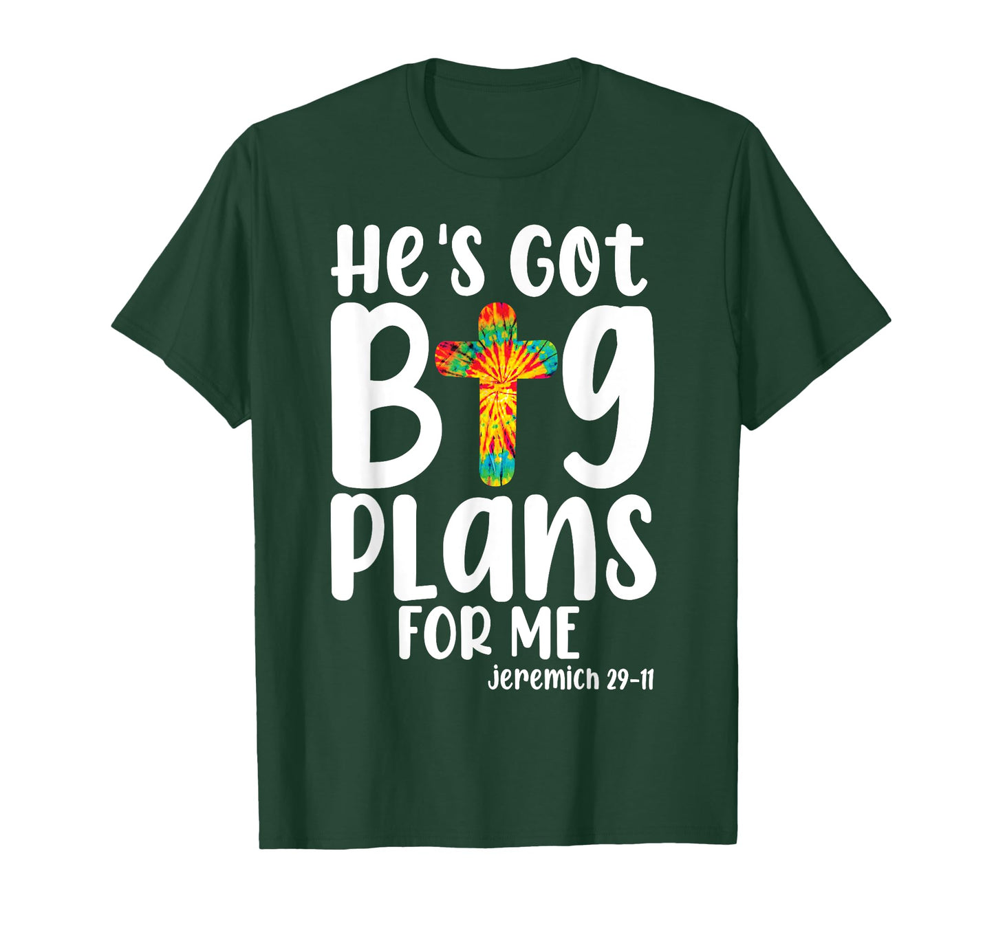 He's Got Big-Plans For Me Christian Bible Verse Kids Boys T-Shirt