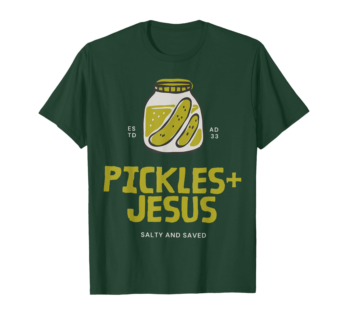 Pickles Jesus Salty And Saved T-Shirt