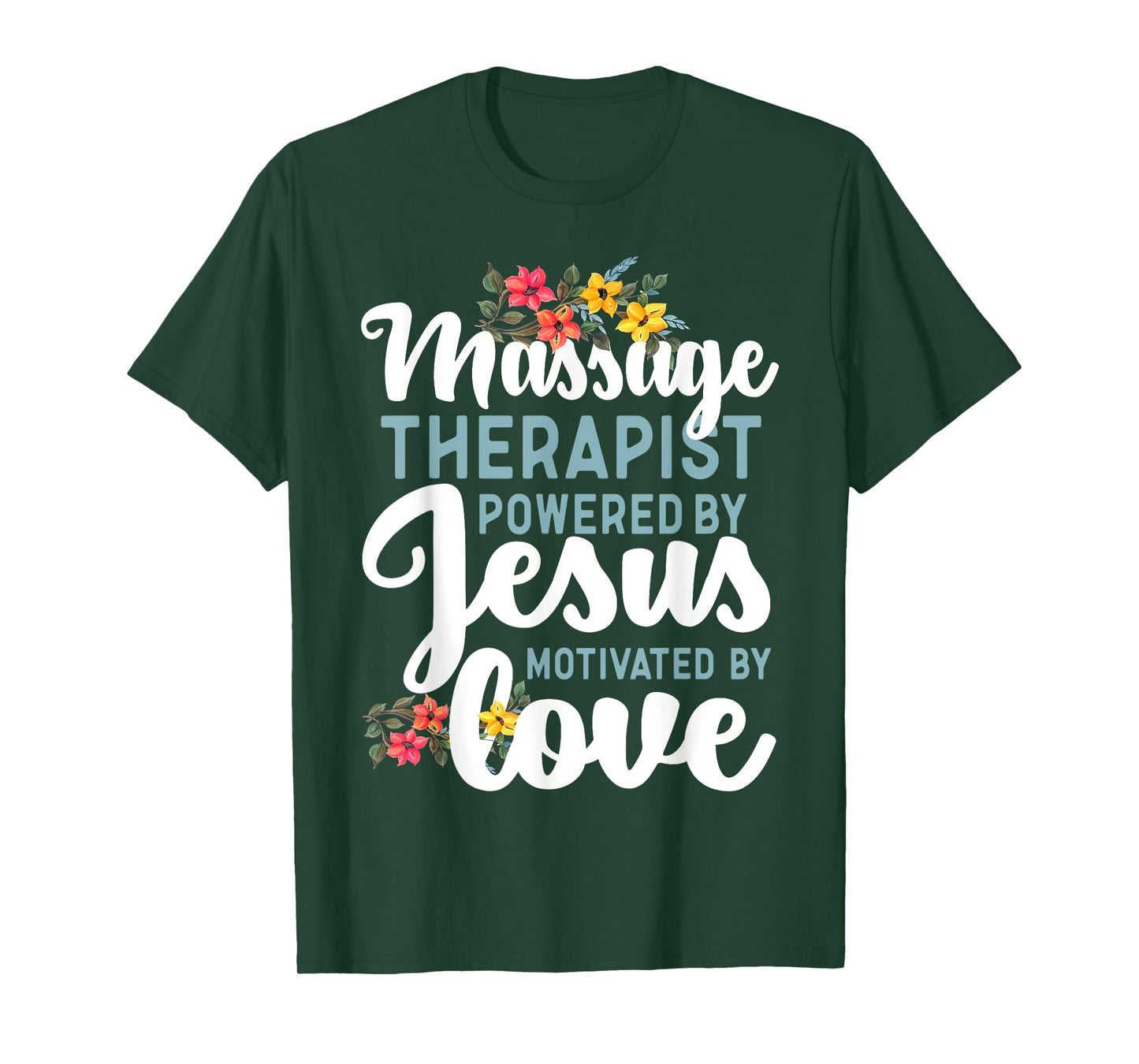Licensed Massage Therapist Therapy Jesus Faith Massage T-Shirt
