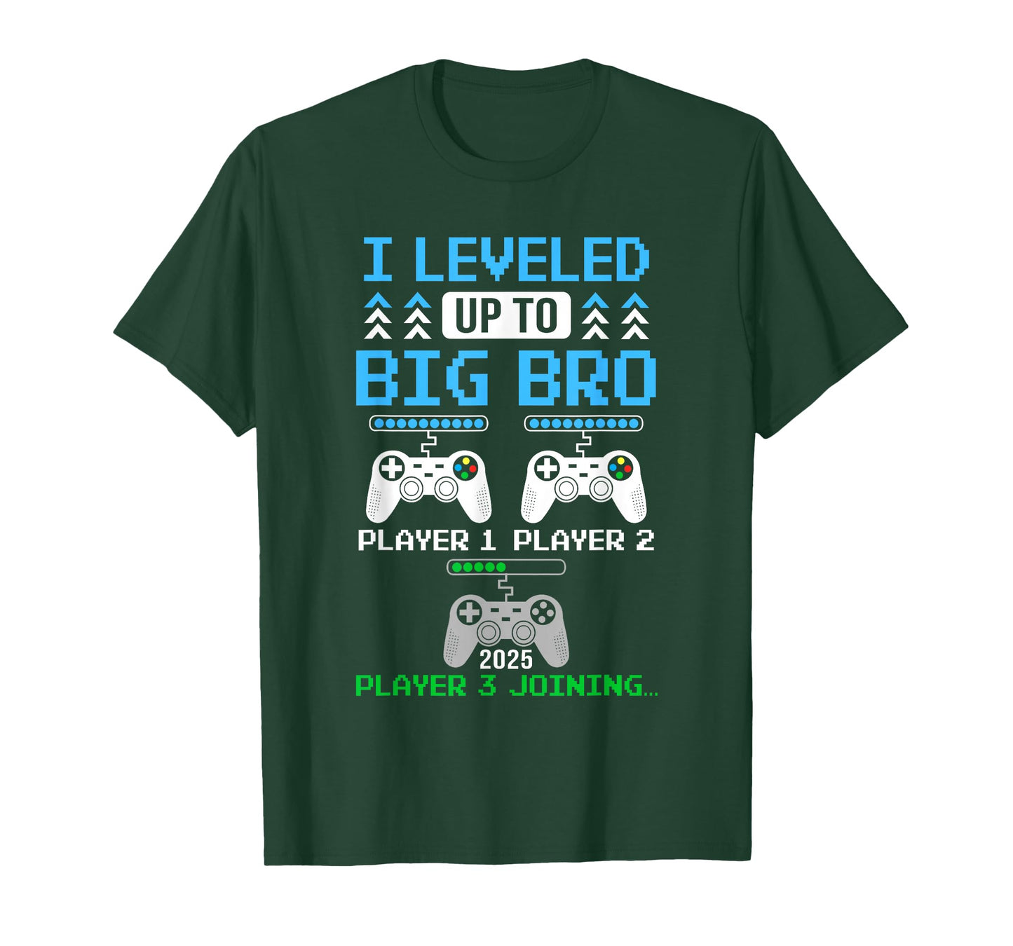 Leveled Up To Big Brother Again Big Brother Est 2025 Kids T-Shirt
