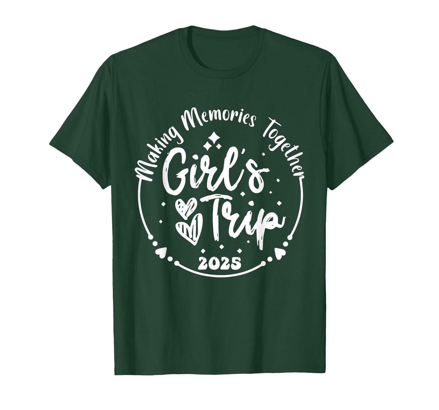 Girls Trip 2025 Cute Girls Weekend 2025 Summer Vacation T-Shirt