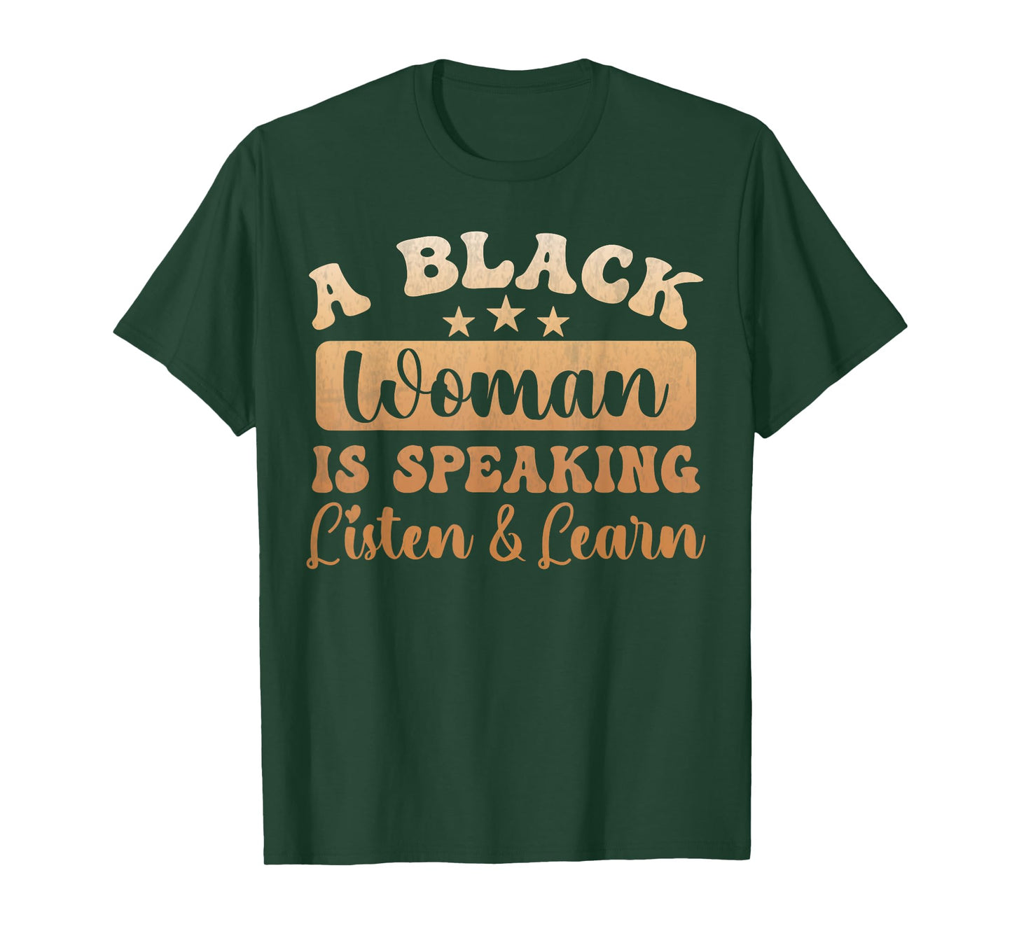 Blackity Black history month a Black woman is speaking funny T-Shirt