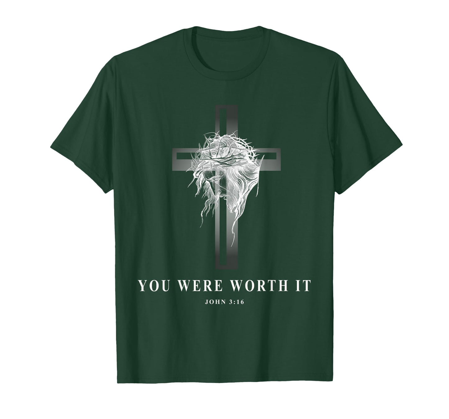 John 3:16 You Were Worth It Christian T-Shirt