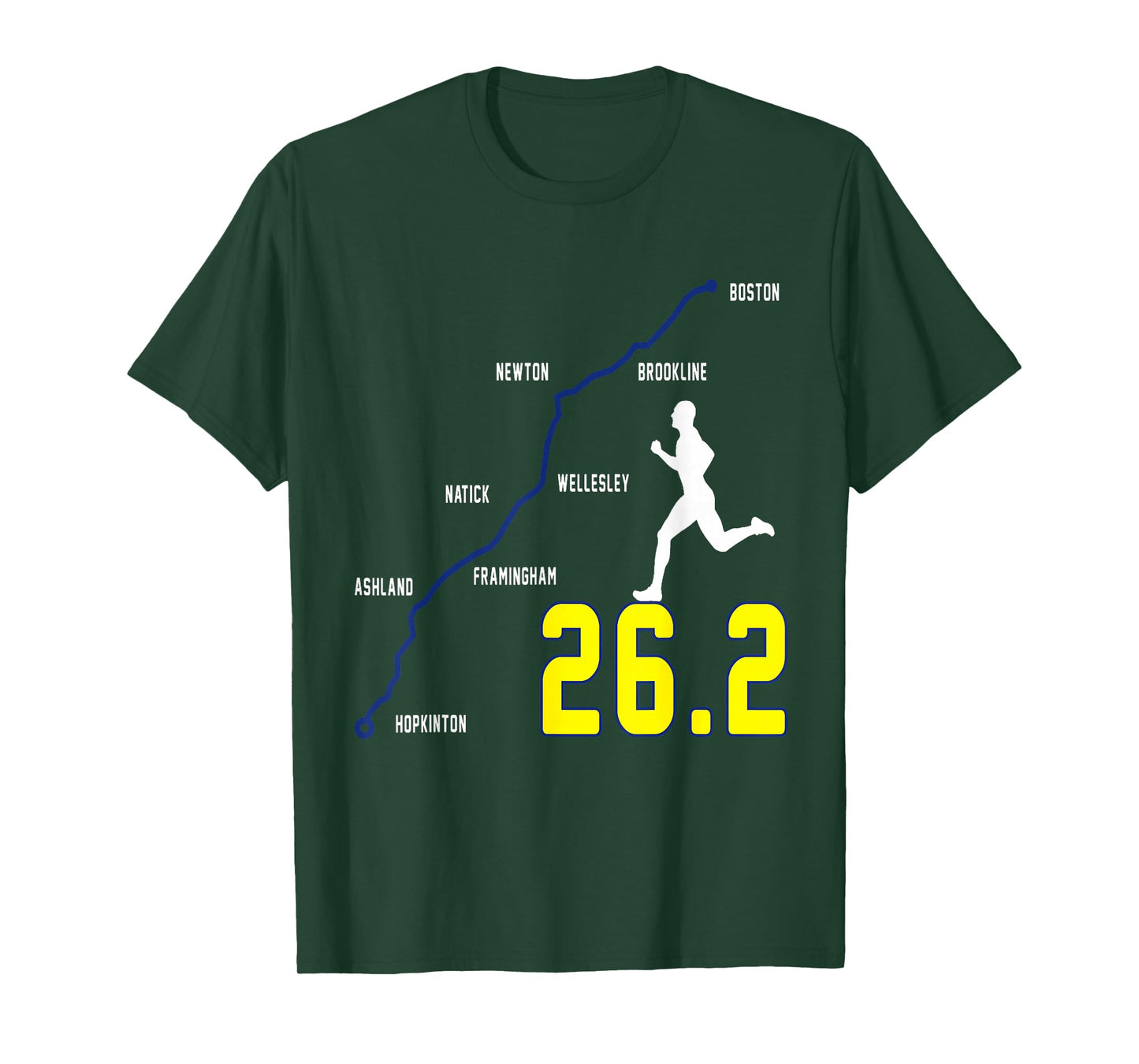 Boston 2024 Marathon Runner 26.2 Miles T-Shirt