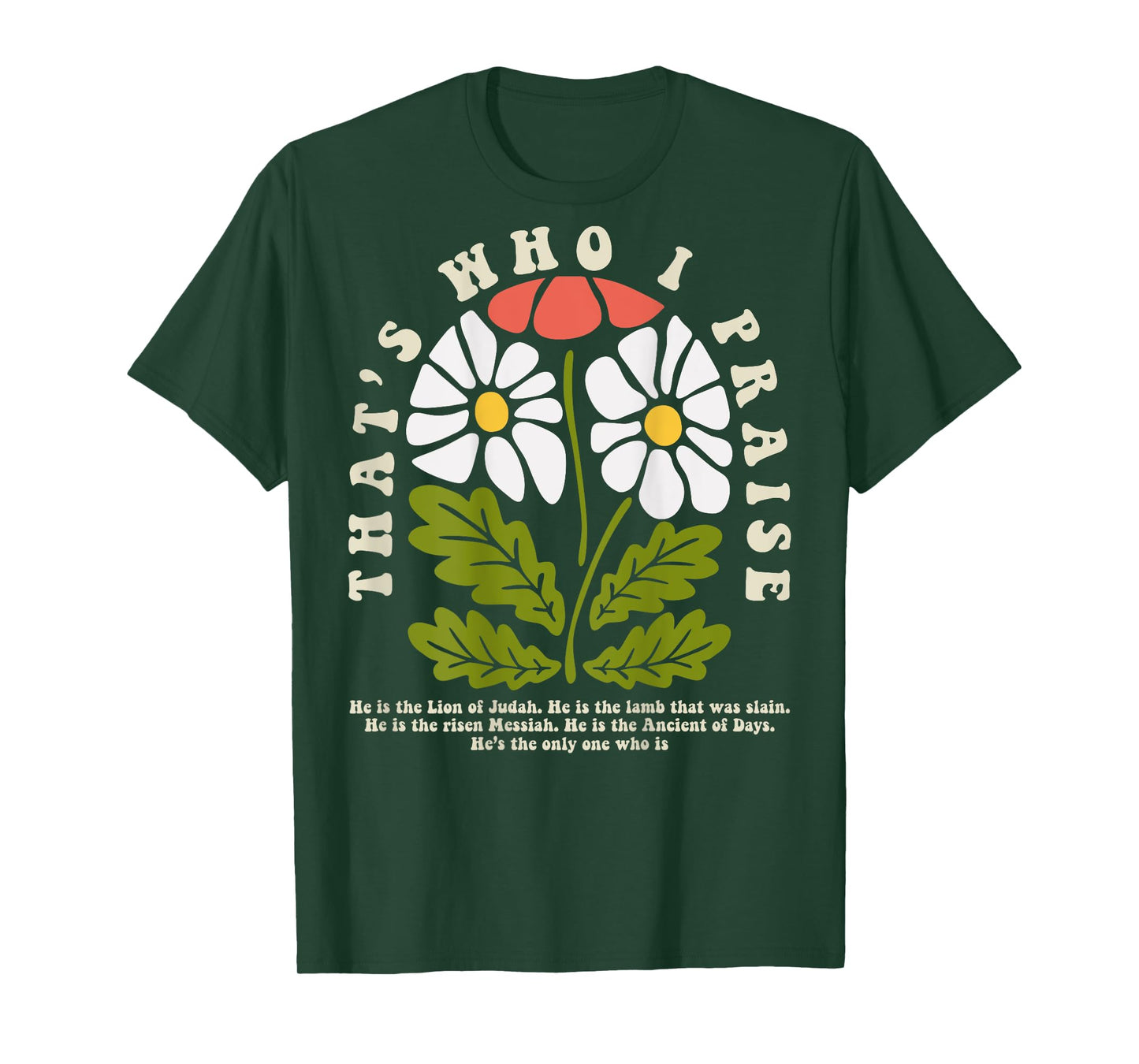 Brandon That's Who I Praise Jesus Christian Lake Merch T-Shirt