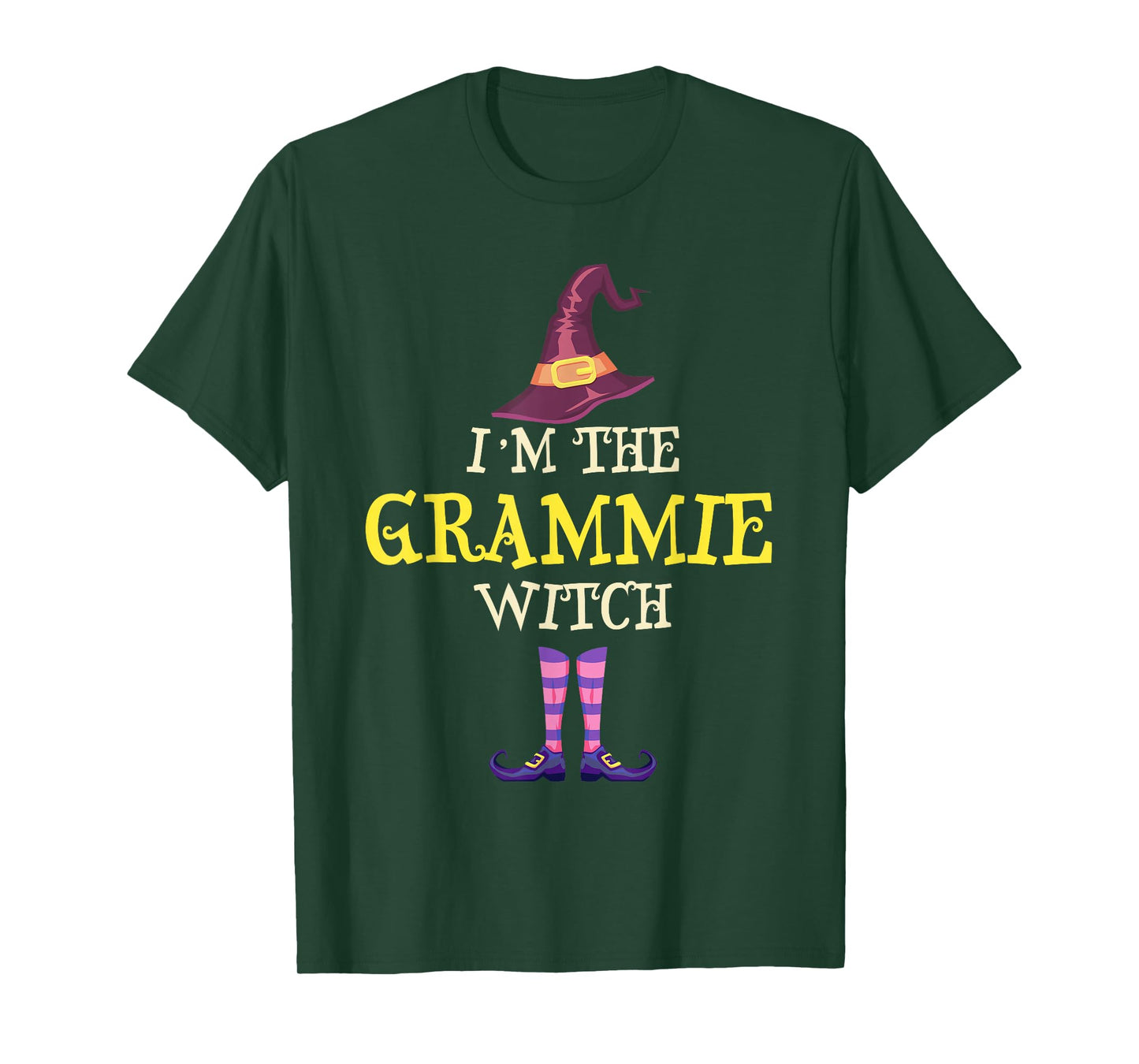 I'm The Grammie Witch Costume Halloween Funny Witchy T-Shirt