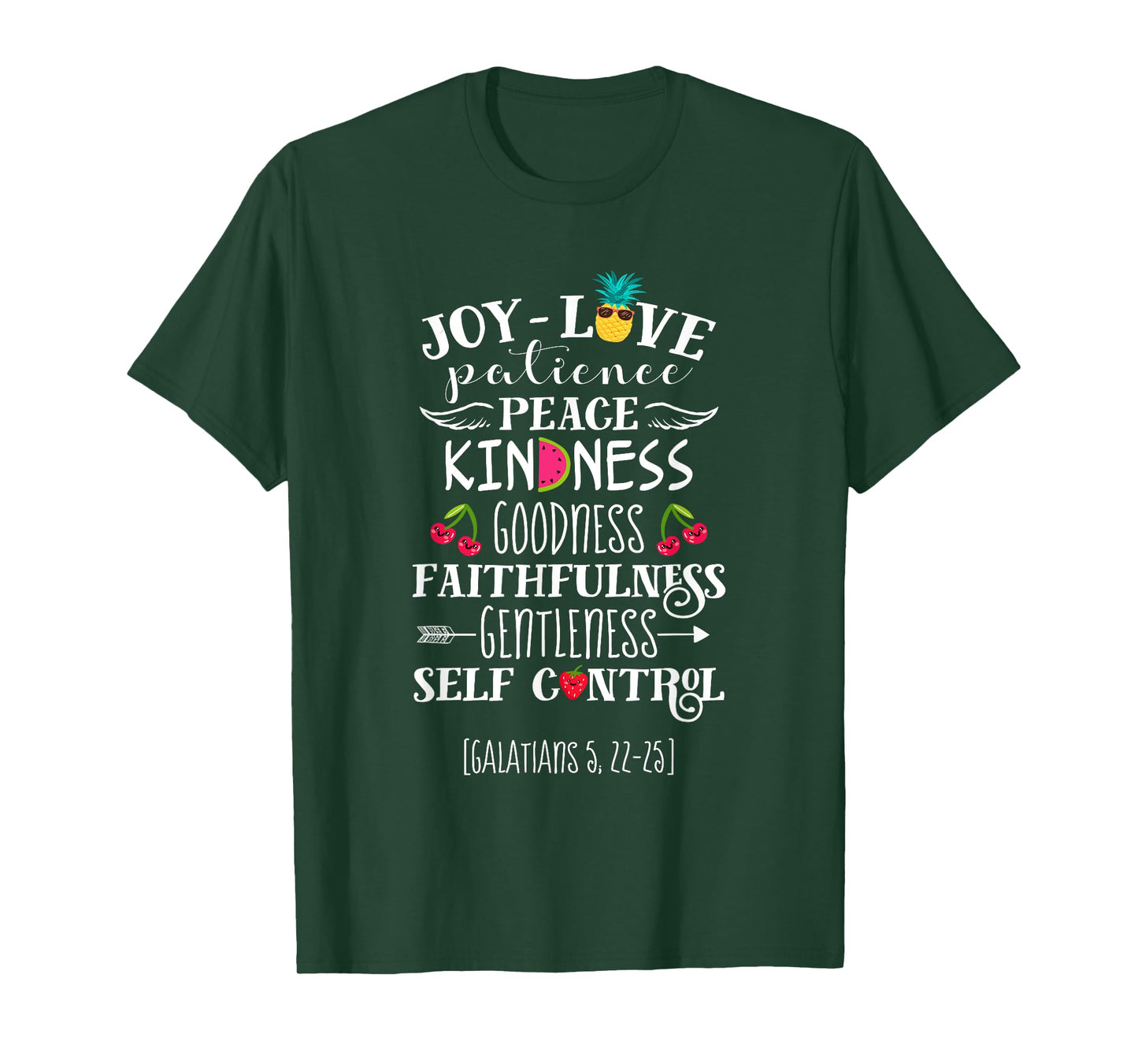 Fruit Of The Spirit Shirt Galatians 5:22-23 Bible Christian T-Shirt