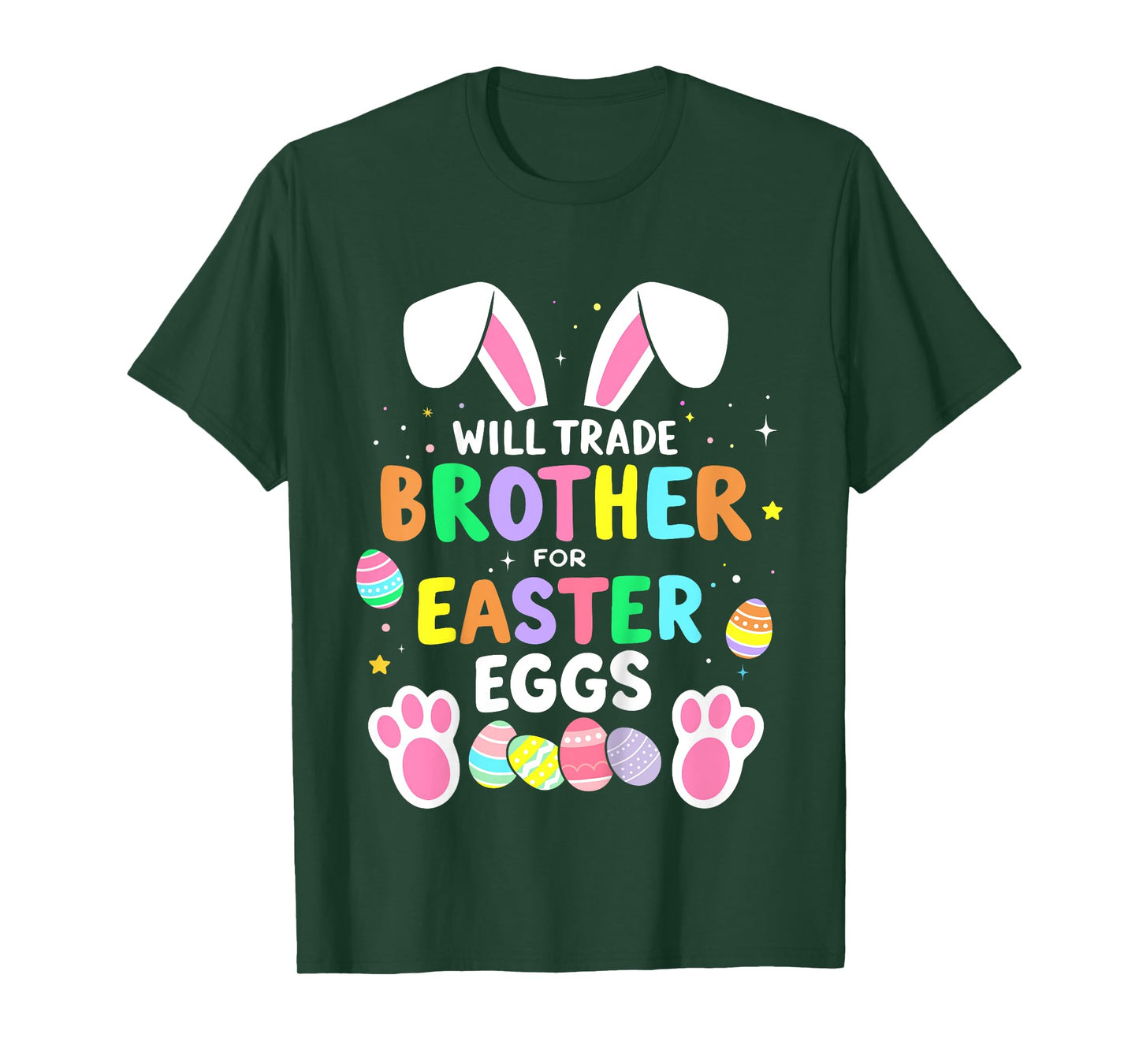 Kids Will trade brother for easter eggs funny girls toddler T-Shirt