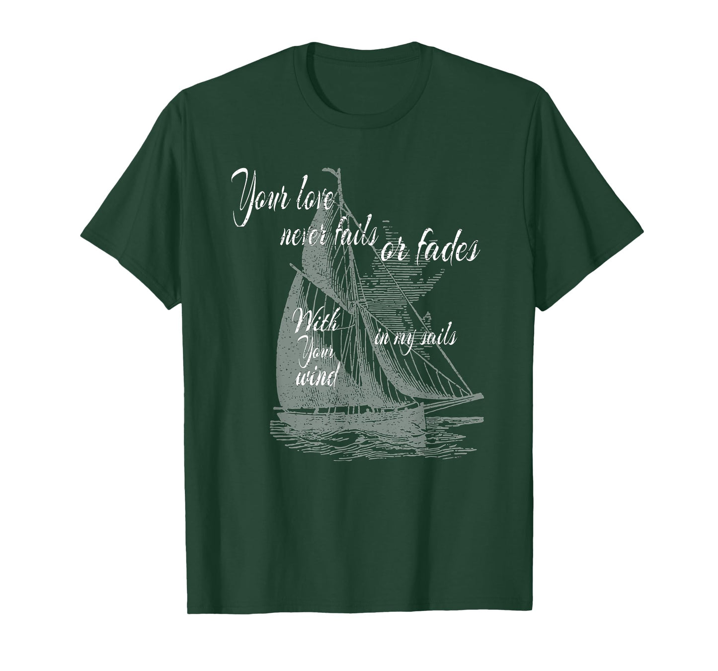 Build A Boat Christian Worship Vintage Sail boat T-Shirt