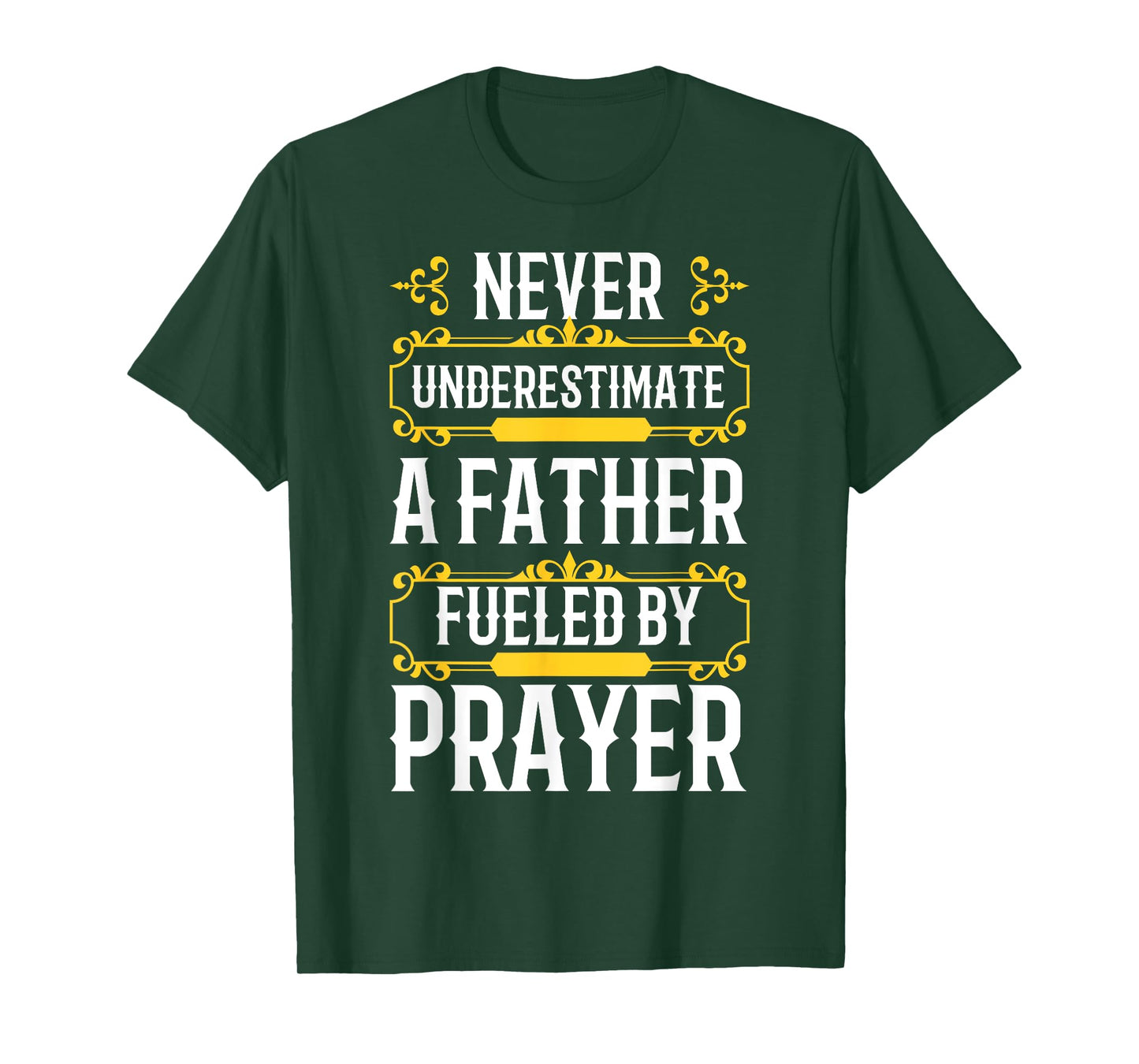 Best Dad Ever Religious Prayer Warrior Christian Fathers Day T-Shirt