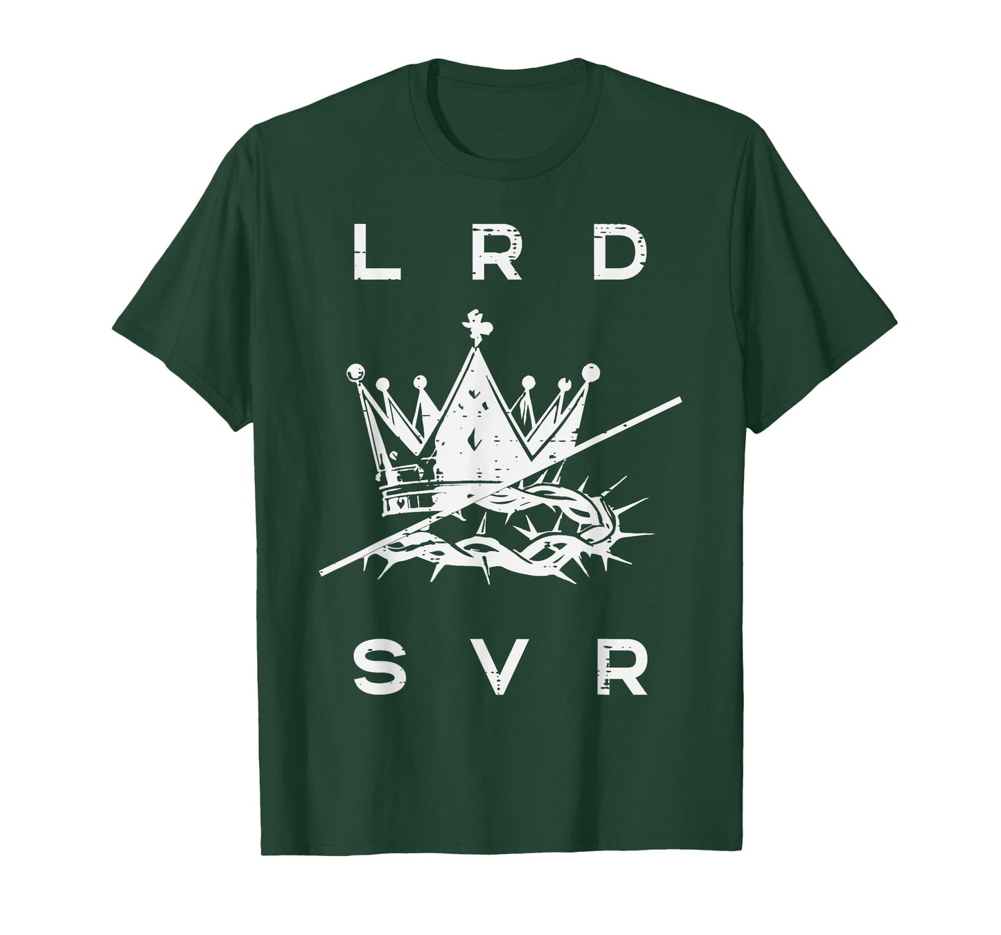 Christian Lrd Svr Crown Jesus Lord Savior Women Men Kids T-Shirt