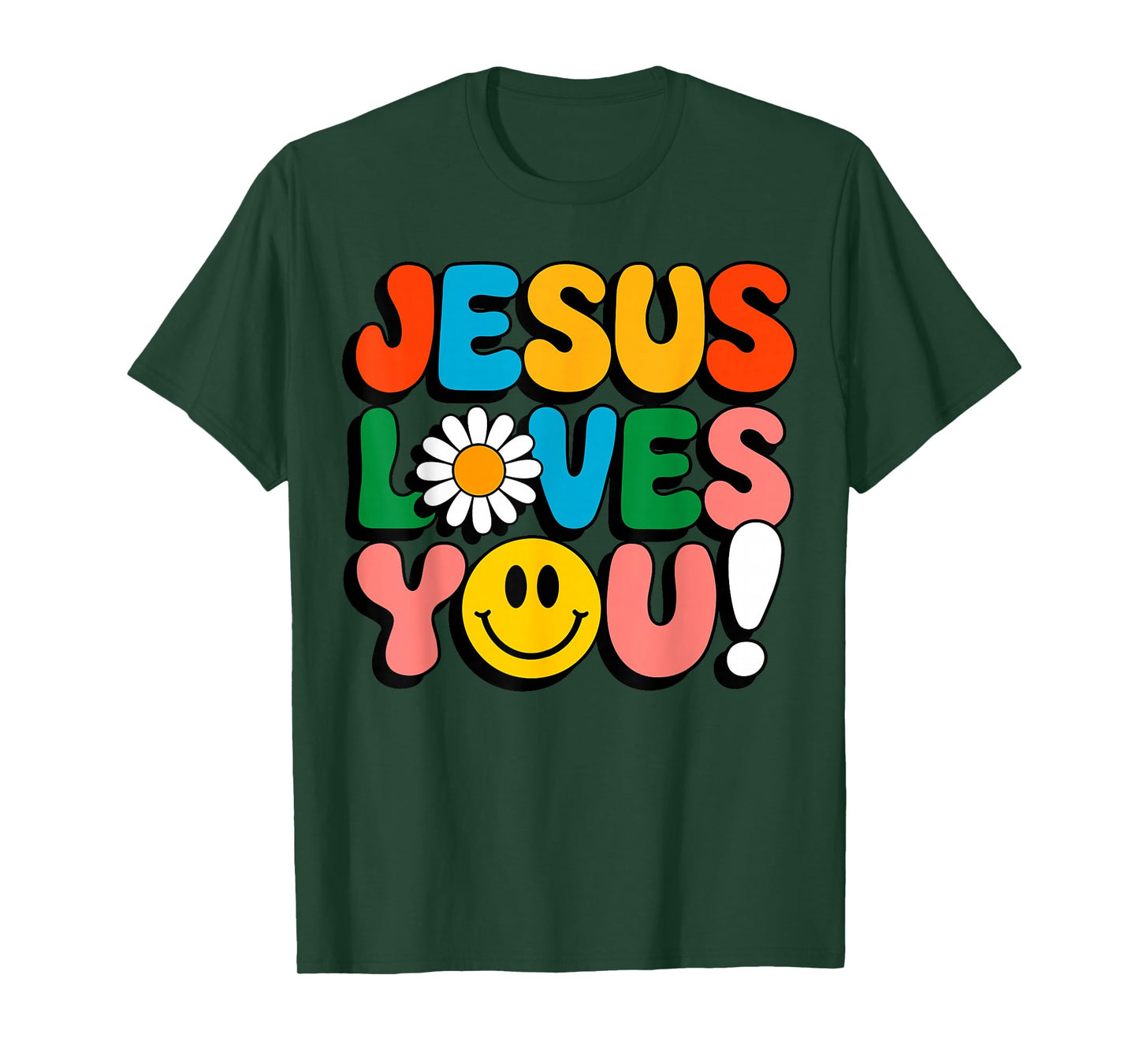 Jesus Loves You Christian Religious Faith T-Shirt