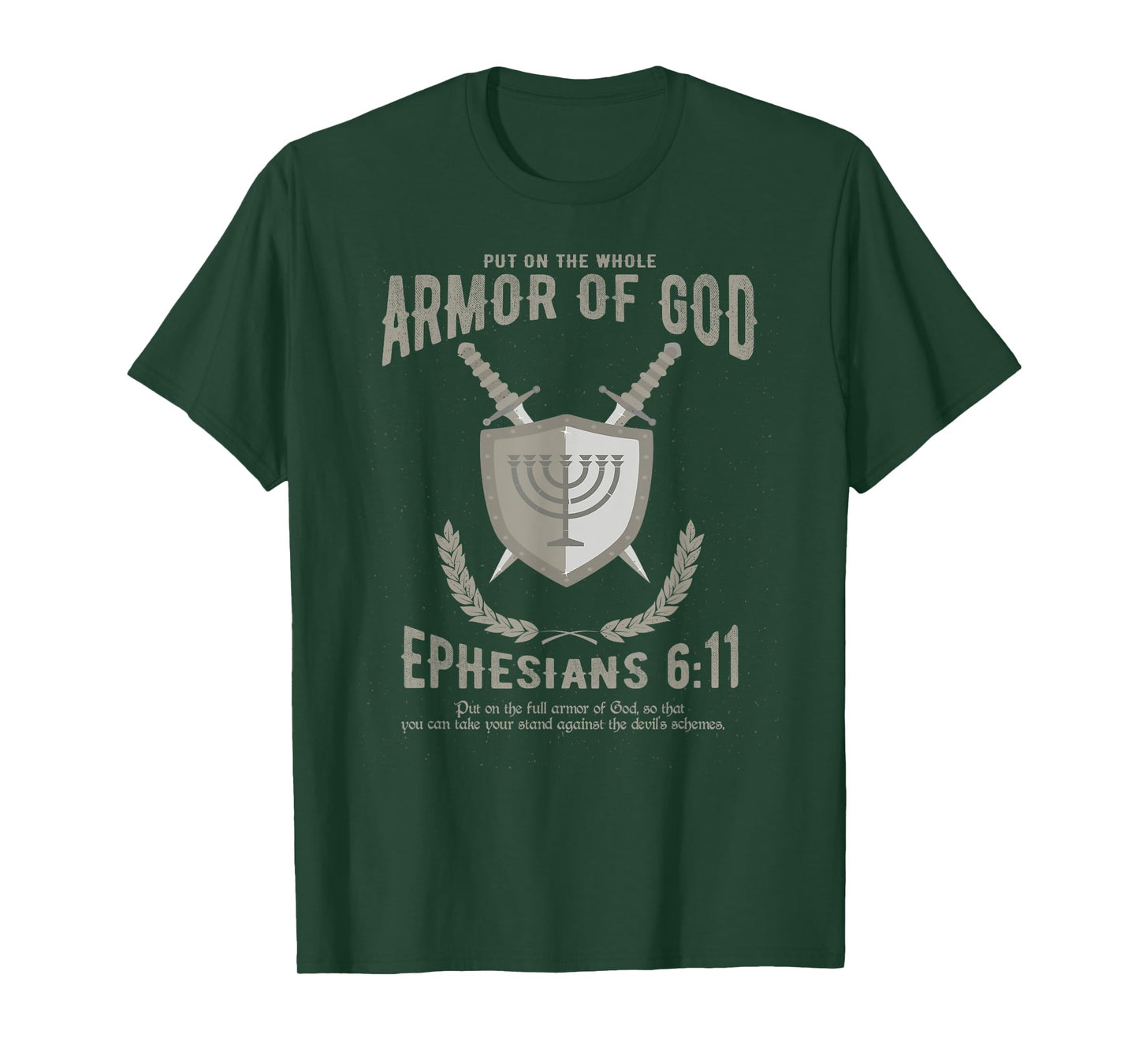 Christian Shirt - Put On The Whole Armor Of God - Men Women T-Shirt
