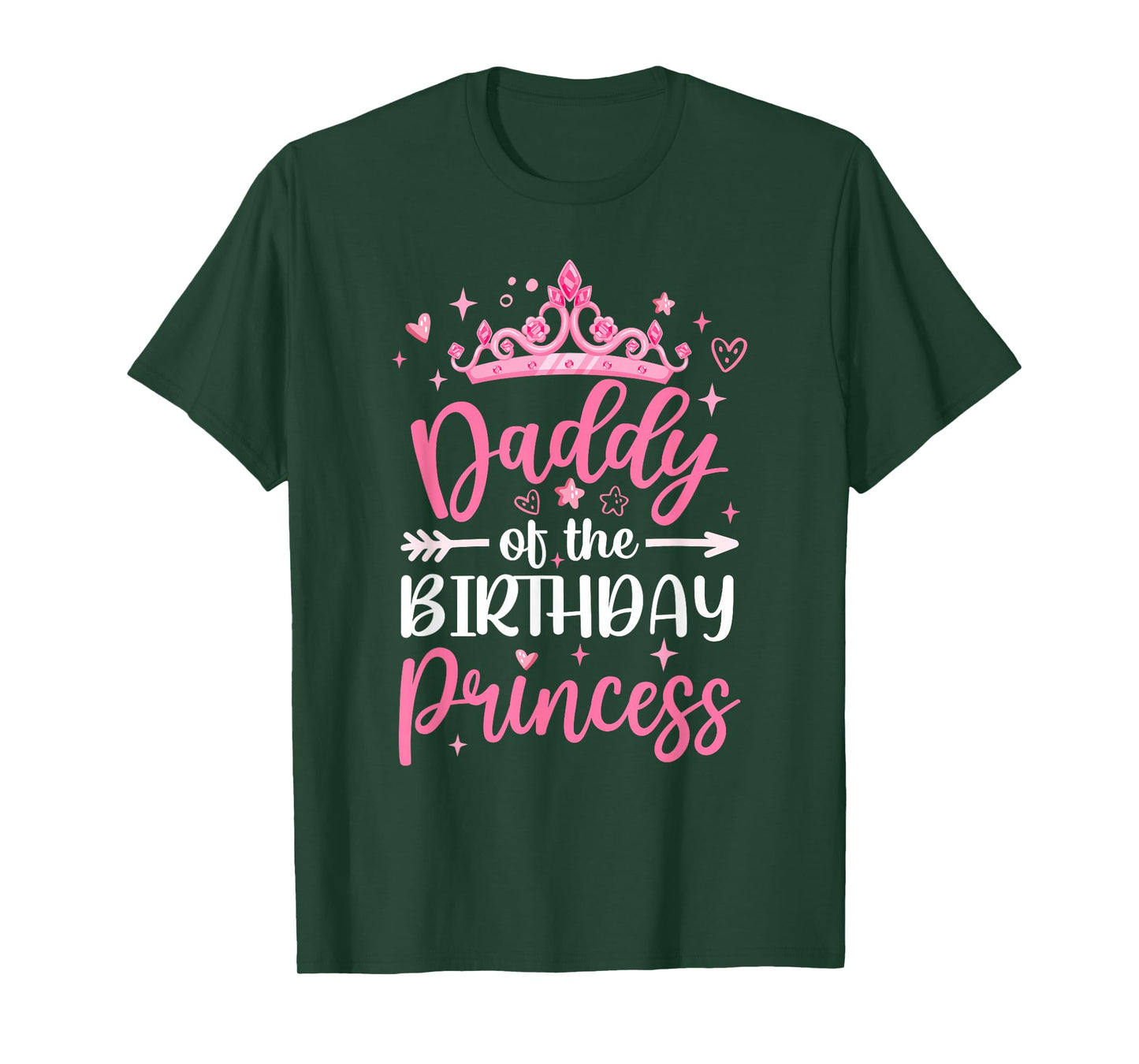 Daddy Of The Birthday Princess Birthday Girl Kid Family T-Shirt
