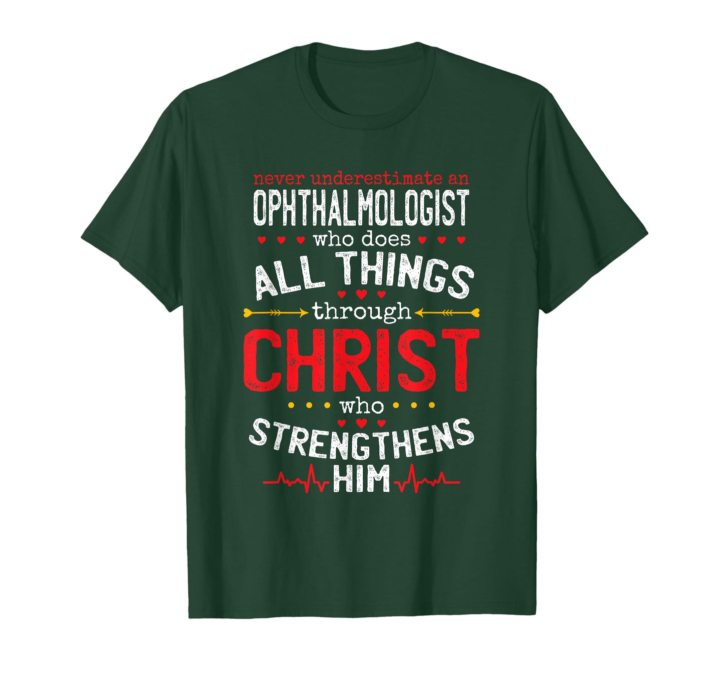 Christian Ophthalmologist And Christianity Ophthalmology T-Shirt