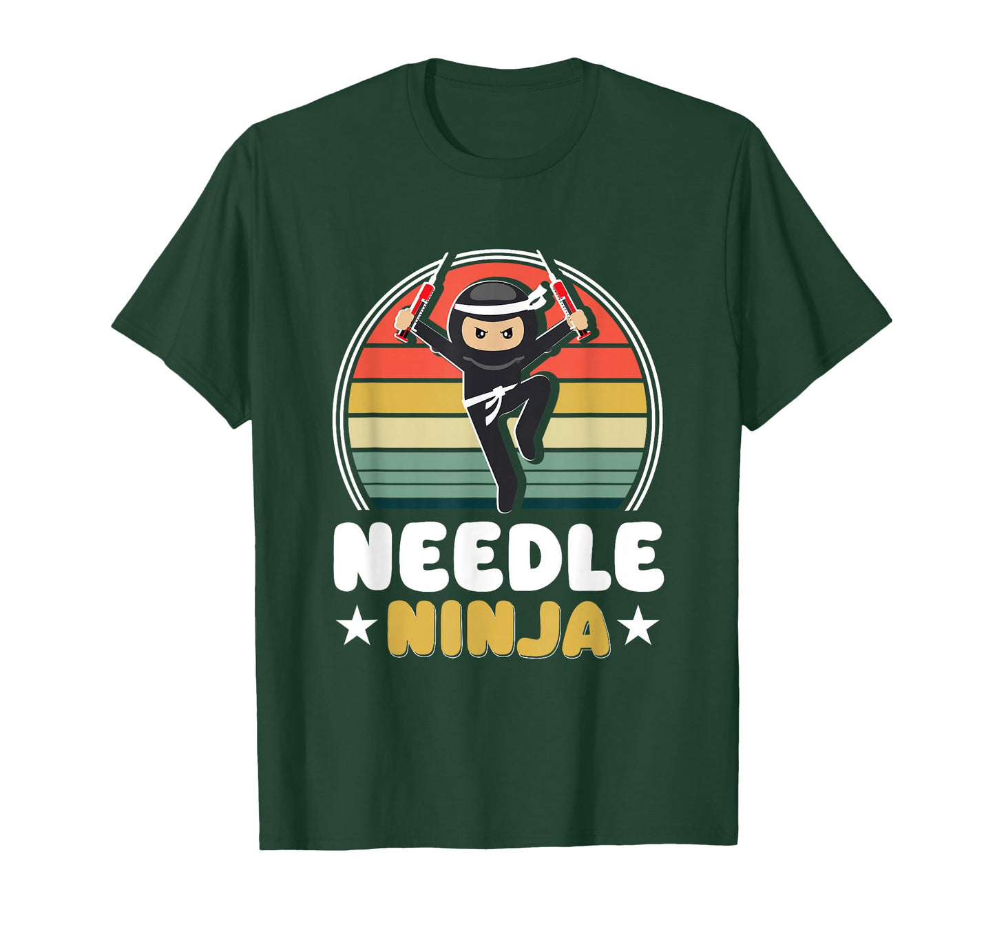 Funny Phlebotomist Quote Needle Ninja Phlebotomy Saying T-Shirt