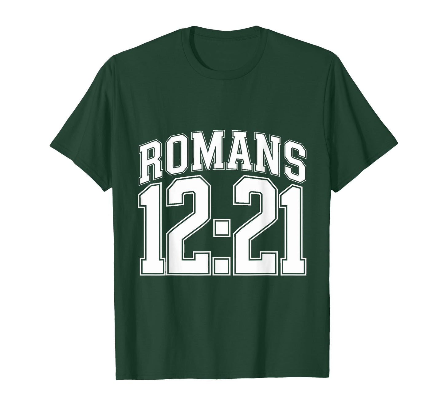 Romans 12:21 Sports Jersey Christian Motivation Apparel T-Shirt