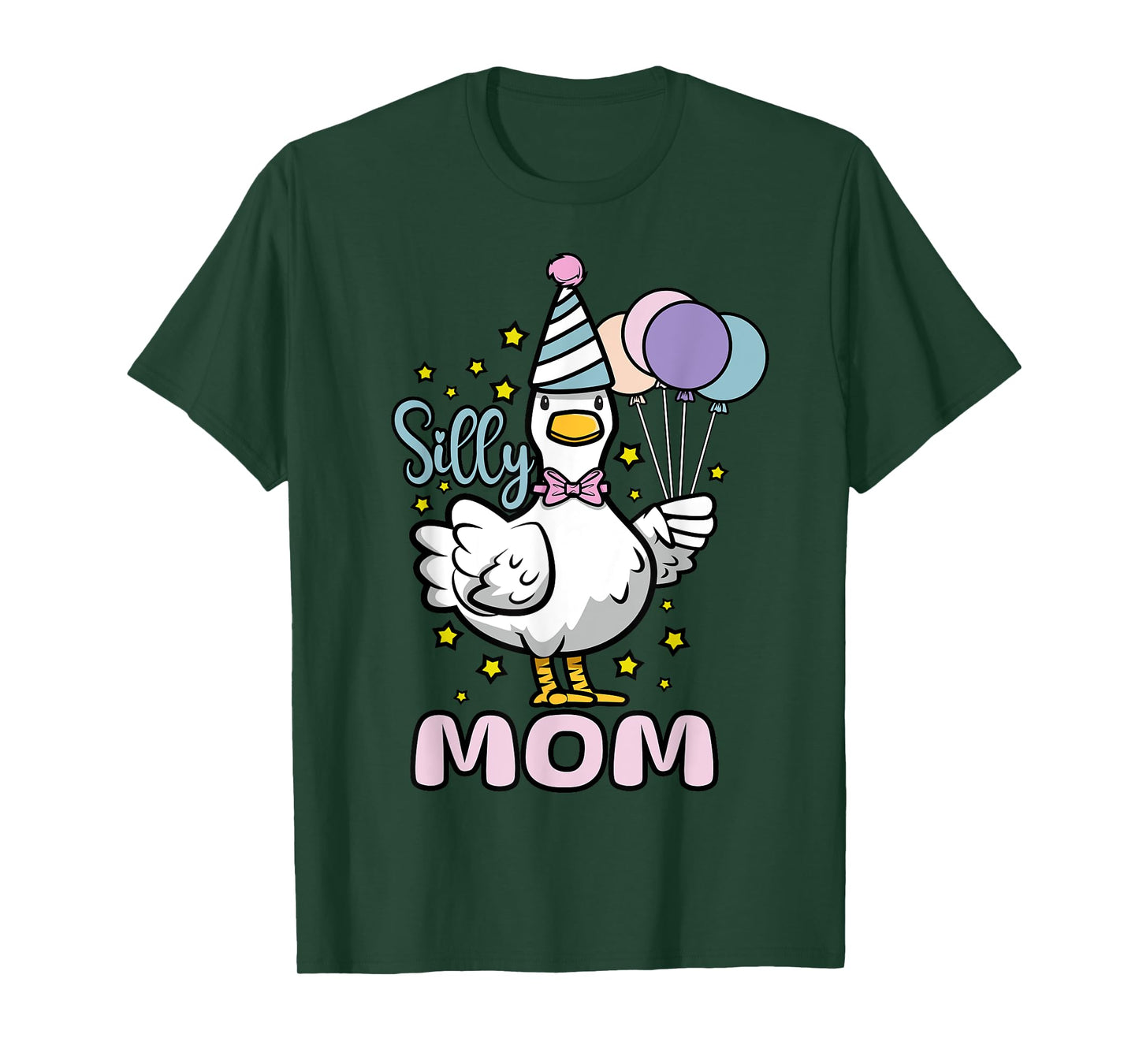 Silly Mom Goose Silliest Birthday Party Family Matching T-Shirt