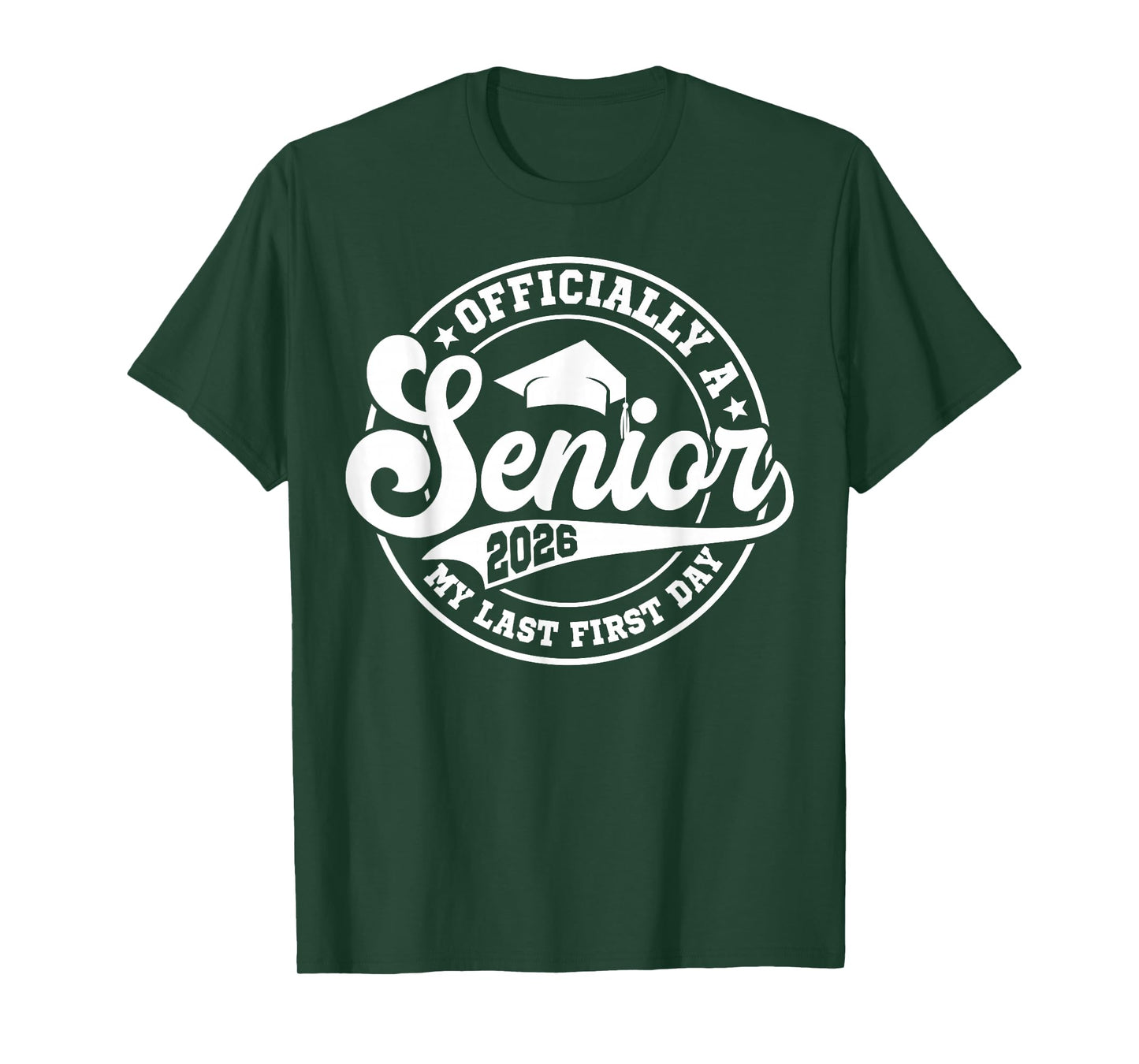 My Last First Day Senior 2026 Back To School Class Of 2026 T-Shirt