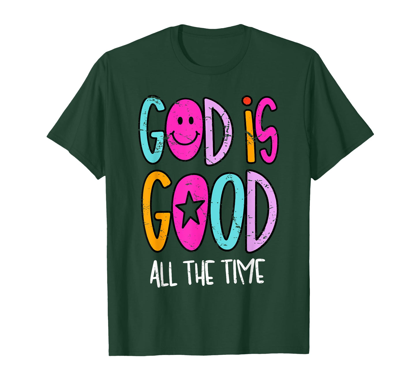 God is Good All The Time Religious Faith Christian Jesus T-Shirt