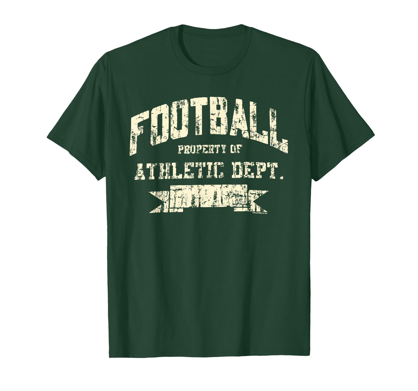FOOTBALL PROPERTY OF ATHLETIC DEPT. Funny design T-Shirt
