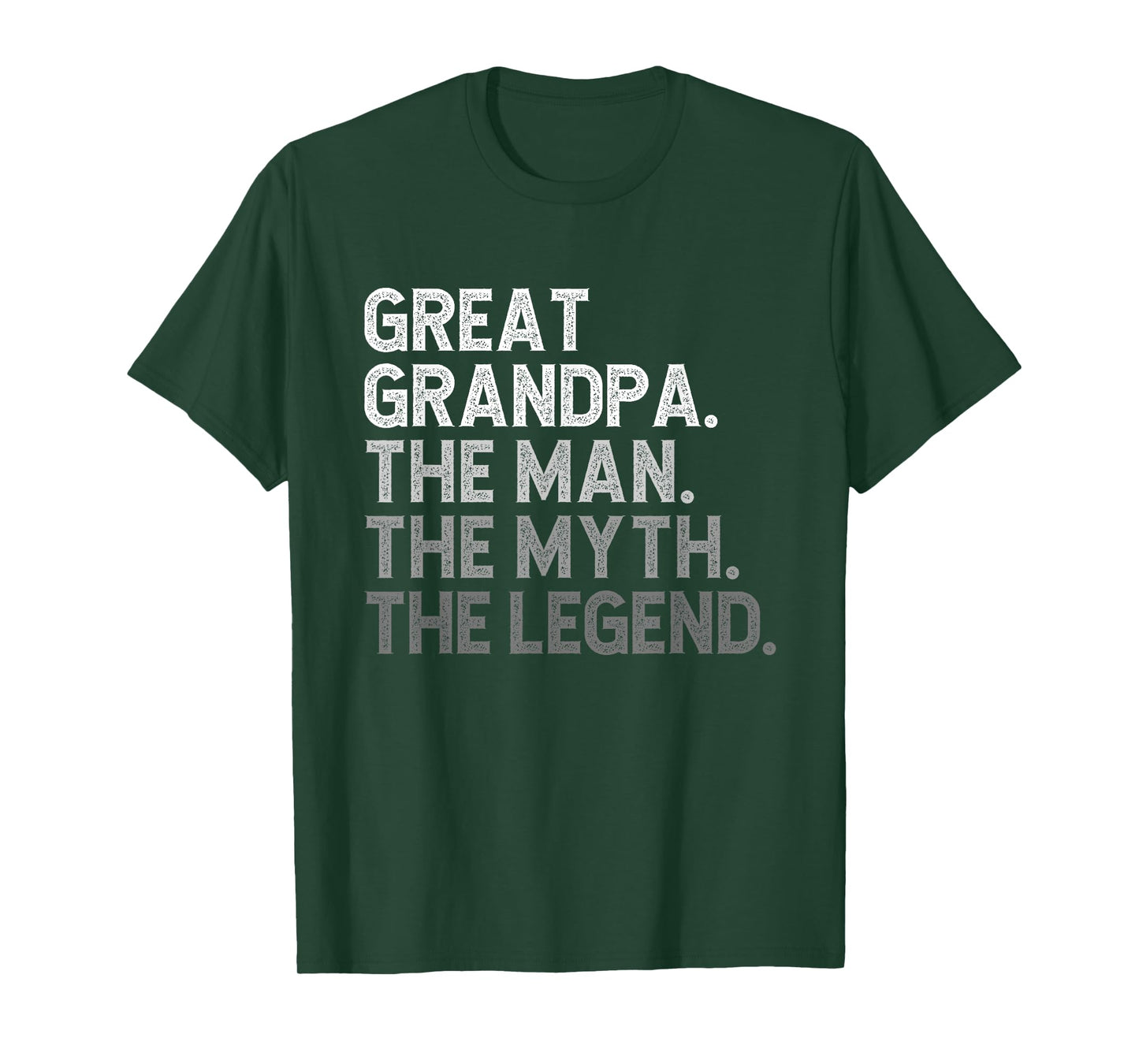 Great Grandpa The Man The Myth The Legend Funny Cool T-Shirt
