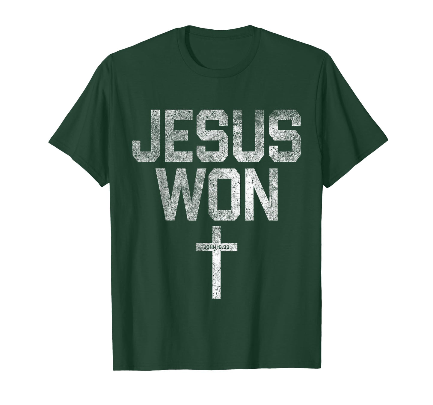 Jesus Won Christian Faith Just Here To Give God Glory Gifts T-Shirt