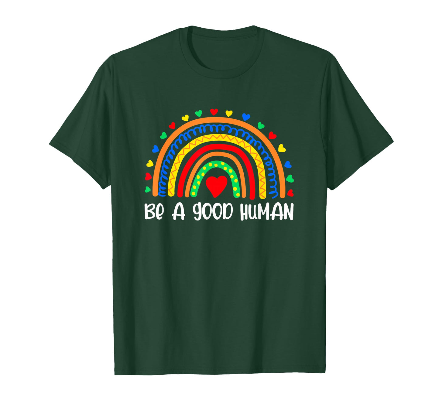 Retro Be A Good Human Saying Kindness Quote Positive Message T-Shirt