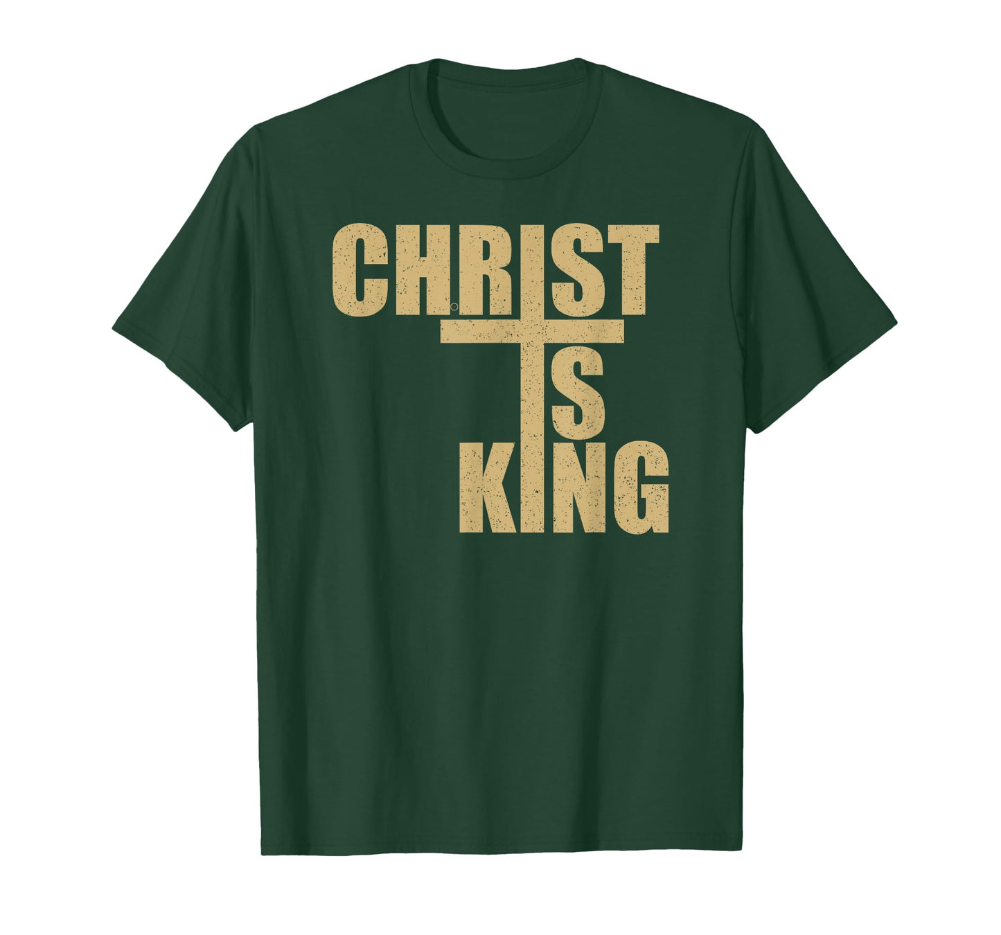 CHRIST IS KING JESUS IS KING CROSS CRUCIFIX T-Shirt