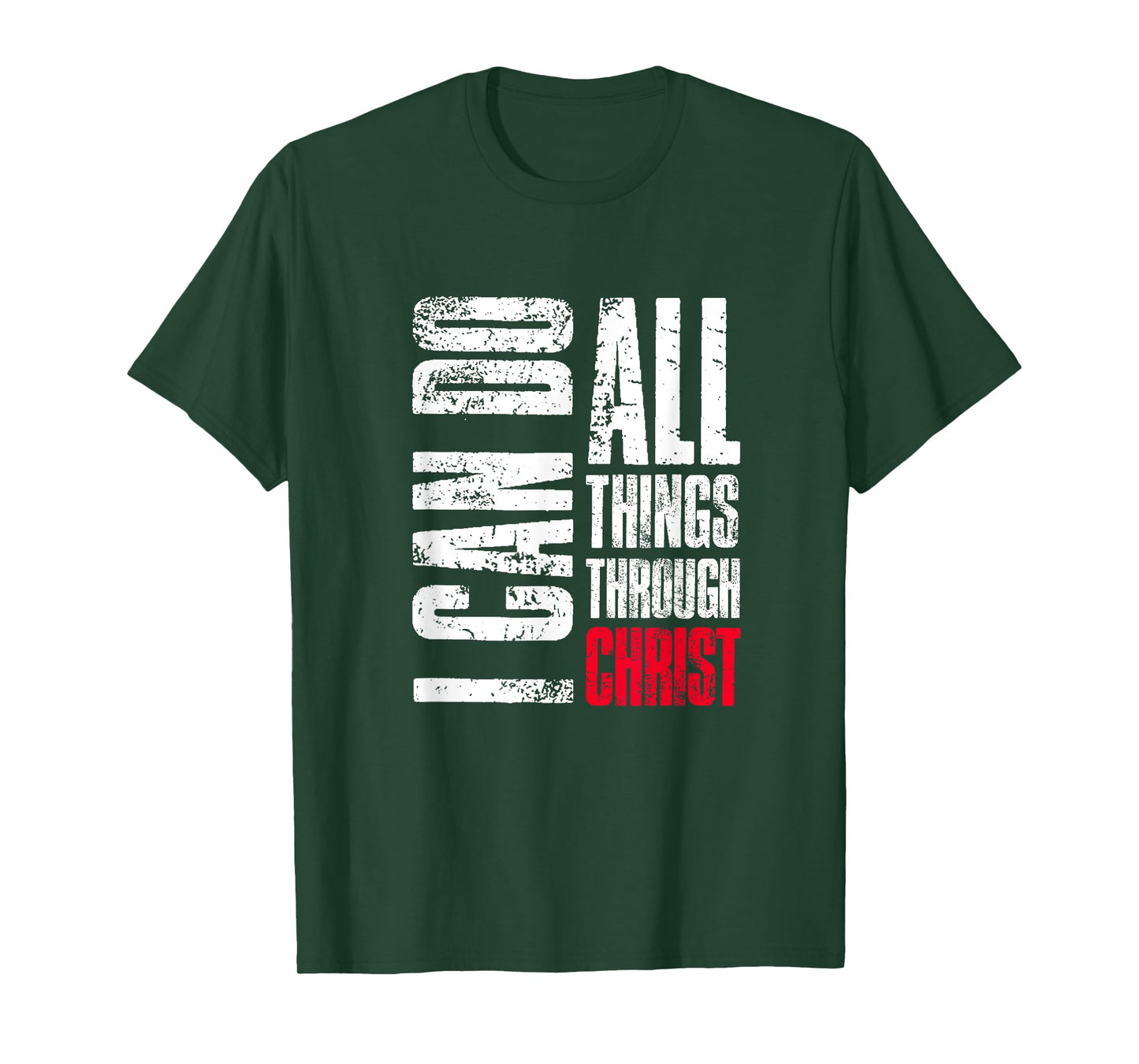 I Can Do All Things Through Christ, Christian Gift, Faith T-Shirt