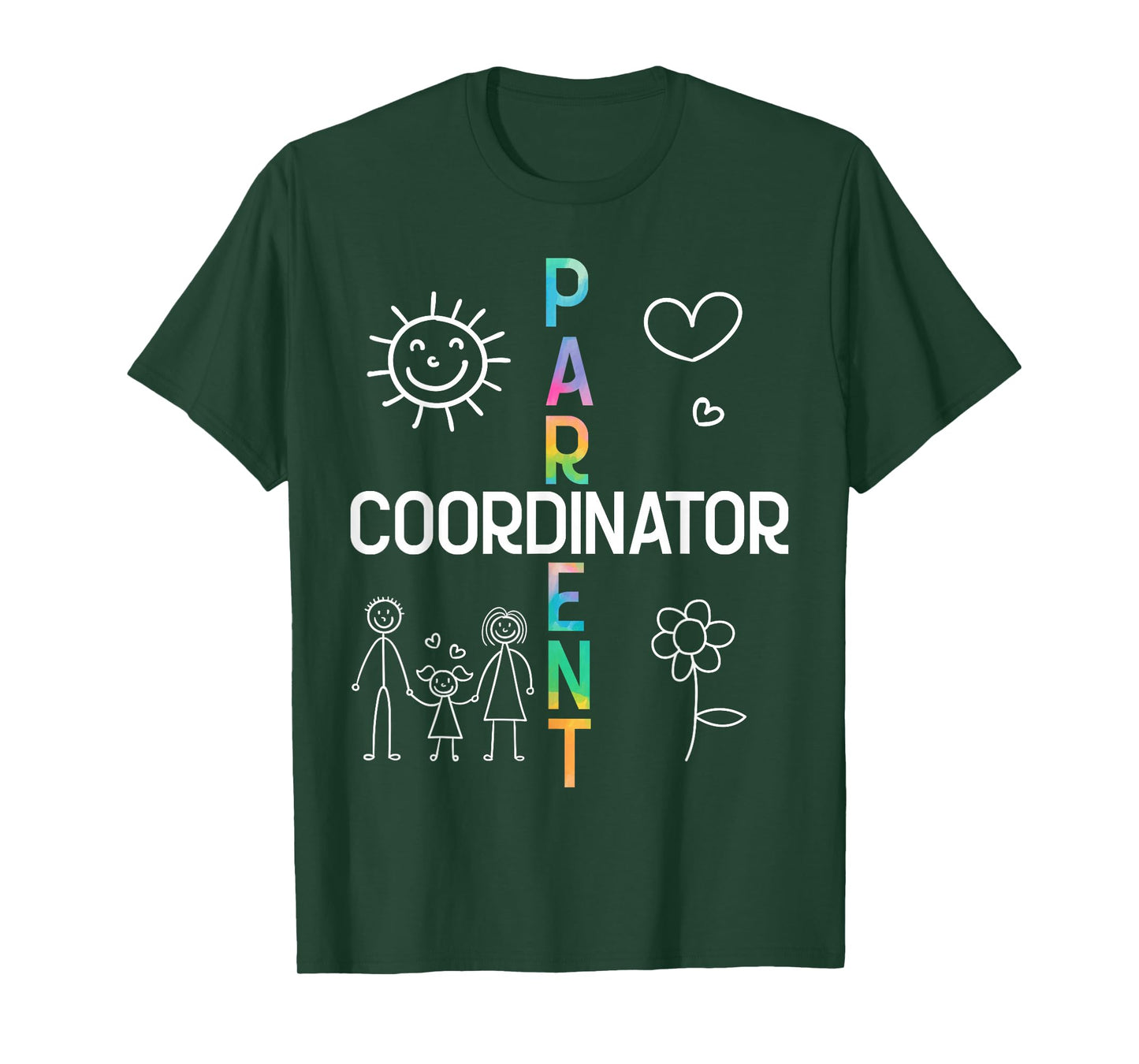 Parent Coordinator Tie Dye Back To School Appreciation T-Shirt