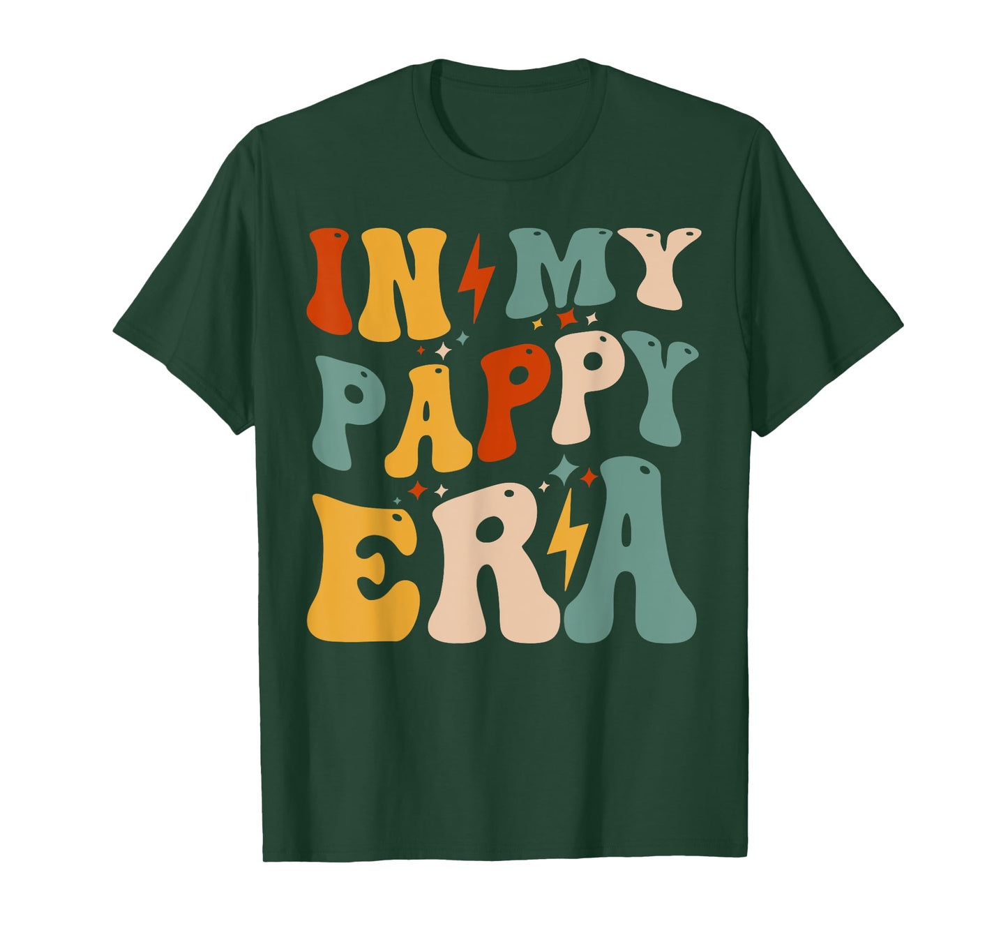 Retro Groovy In My Pappy Era Funny Father's Day For Mens T-Shirt