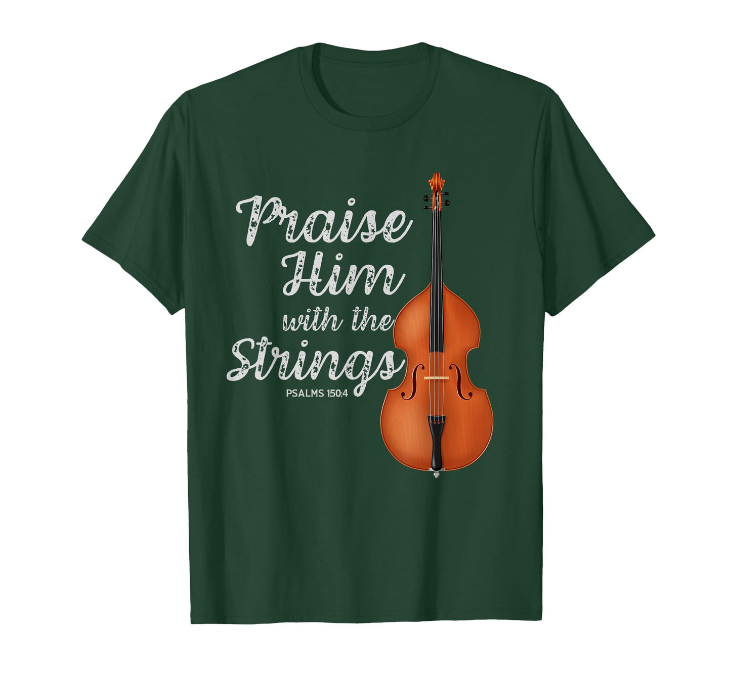 Christian, Double Bass, Upright Bass, Instrument T-Shirt