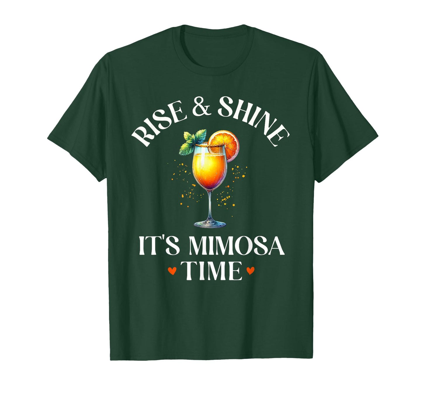 Rise and Shine, It's Mimosa Time Funny Mimosa Brunch Women T-Shirt