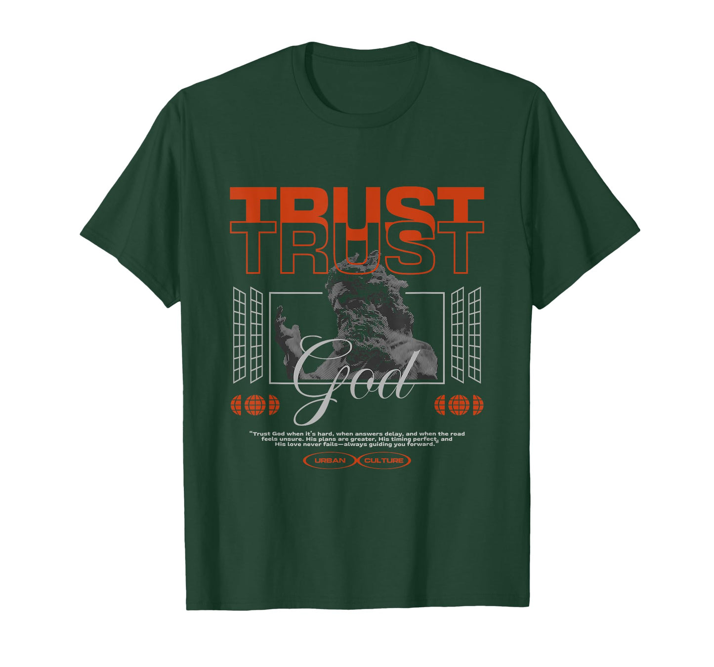 Trust God | Faith Over Uncertainty Statement T-Shirt