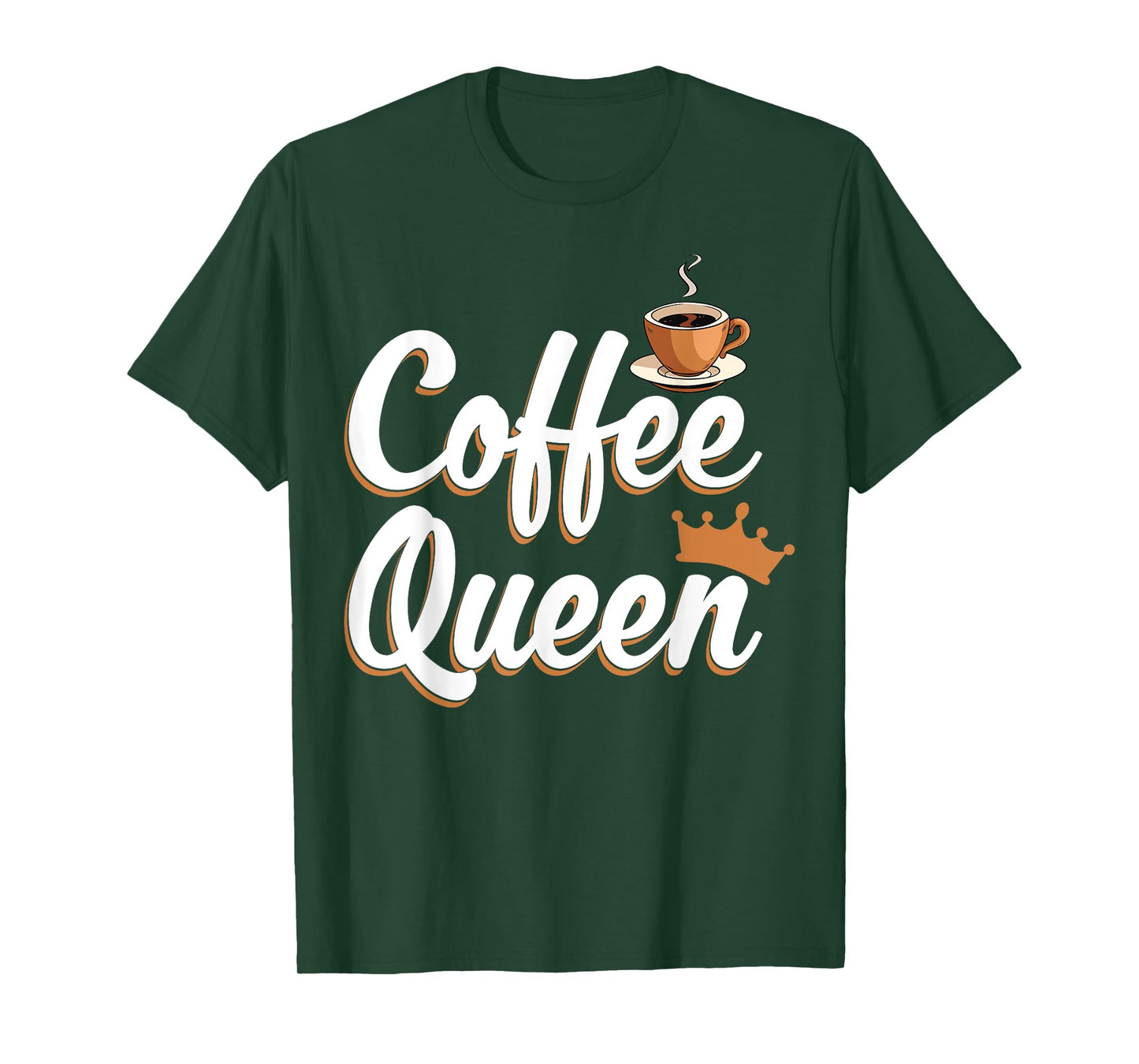 Coffee Queen Funny Coffee Caffeine Coffee T-Shirt