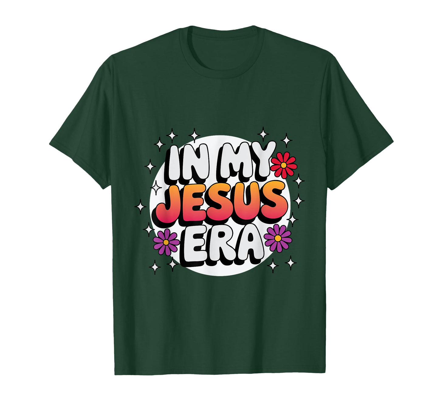 in My Jesus Era Aesthetic Faith Design T-Shirt