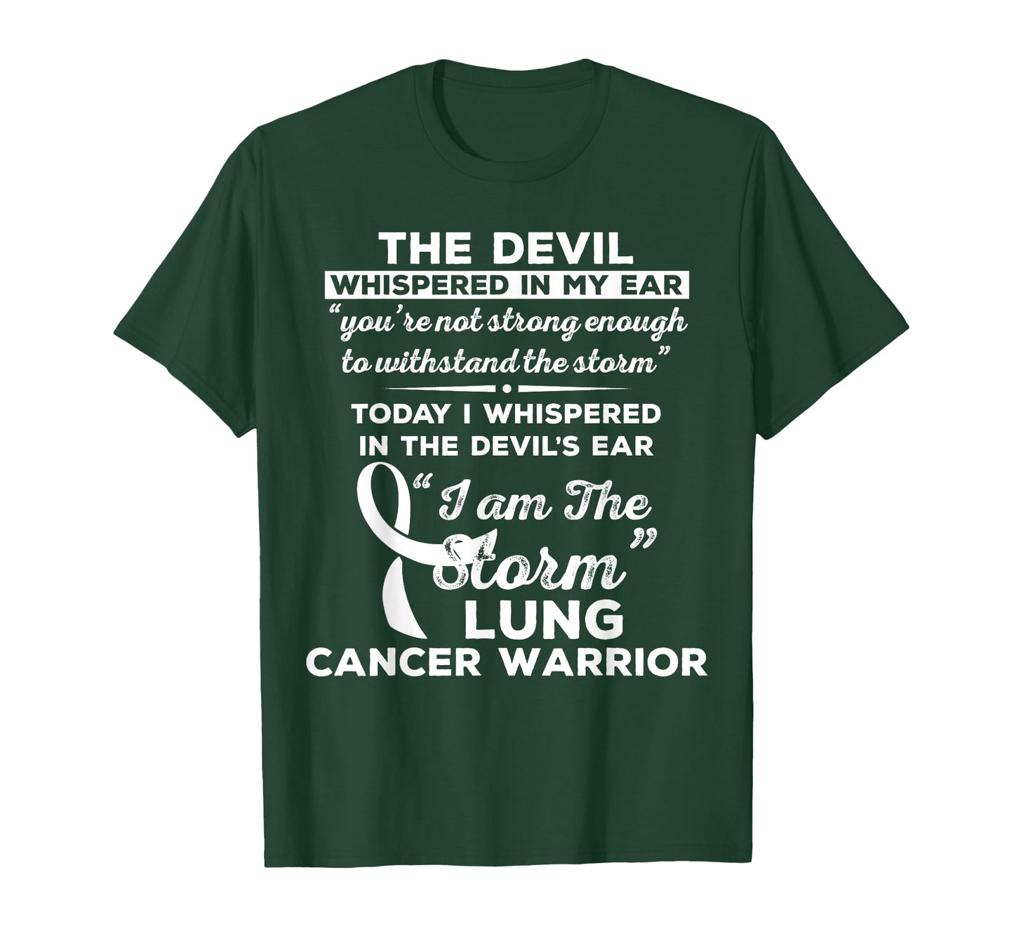 I Am the Storm Lung Cancer Warrior T-Shirt T-Shirt