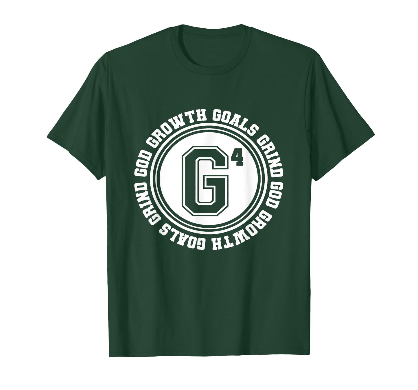 G4 God Goals Grind Growth Funny Christian T-Shirt