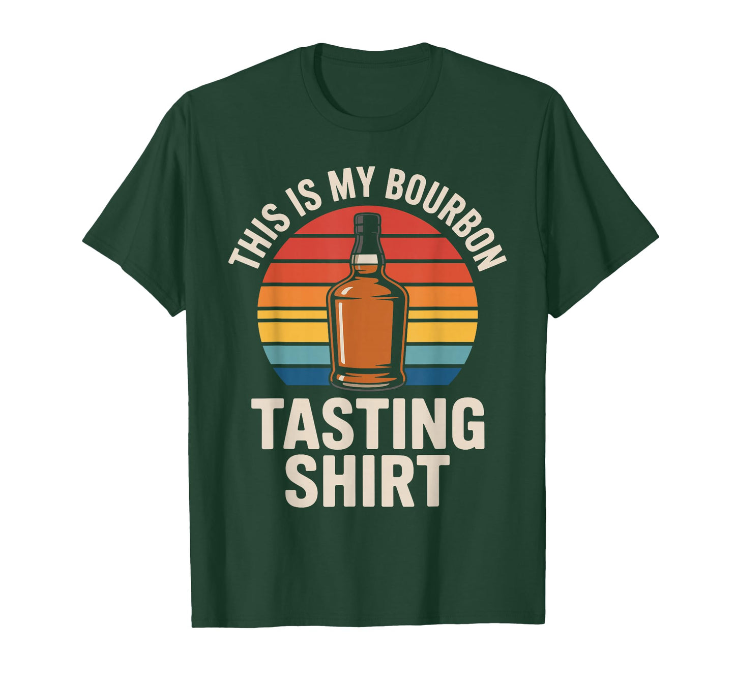 This is My Bourbon Tasting Retro Funny Whiskey T-Shirt