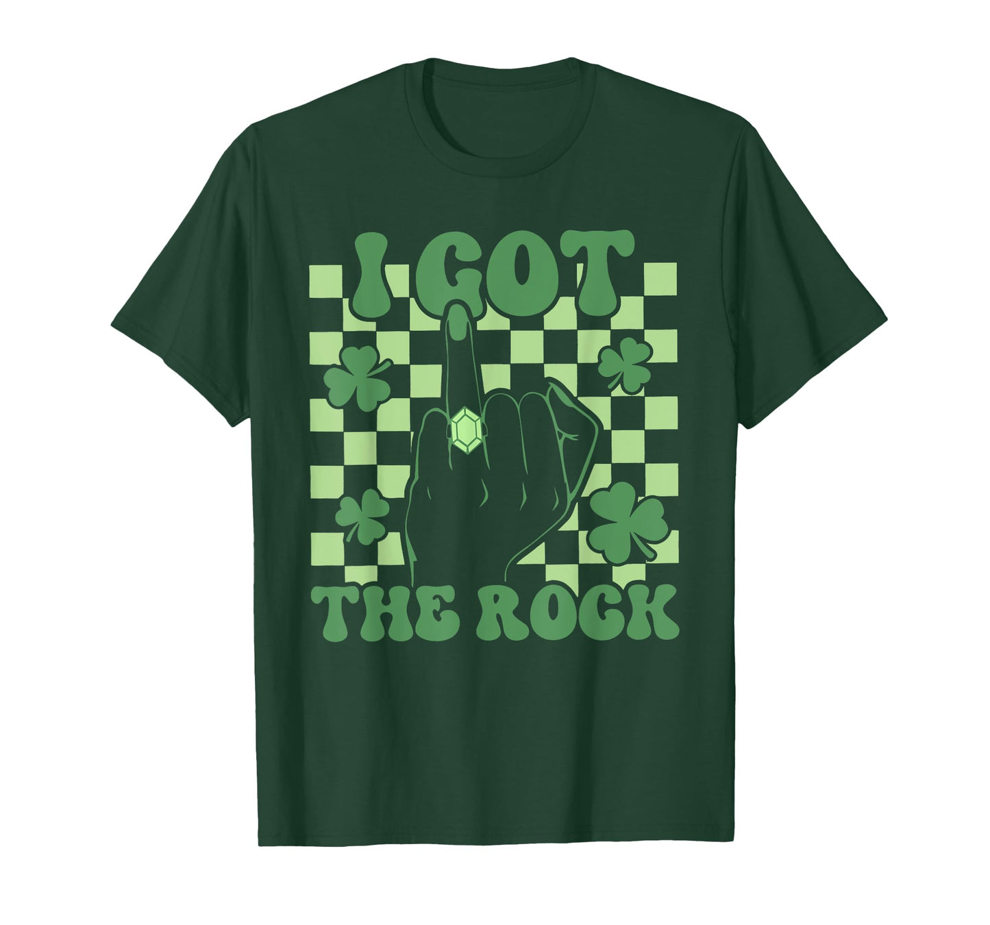 I Got The Rock St Patricks Day Bachelorette Party Girl Women T-Shirt