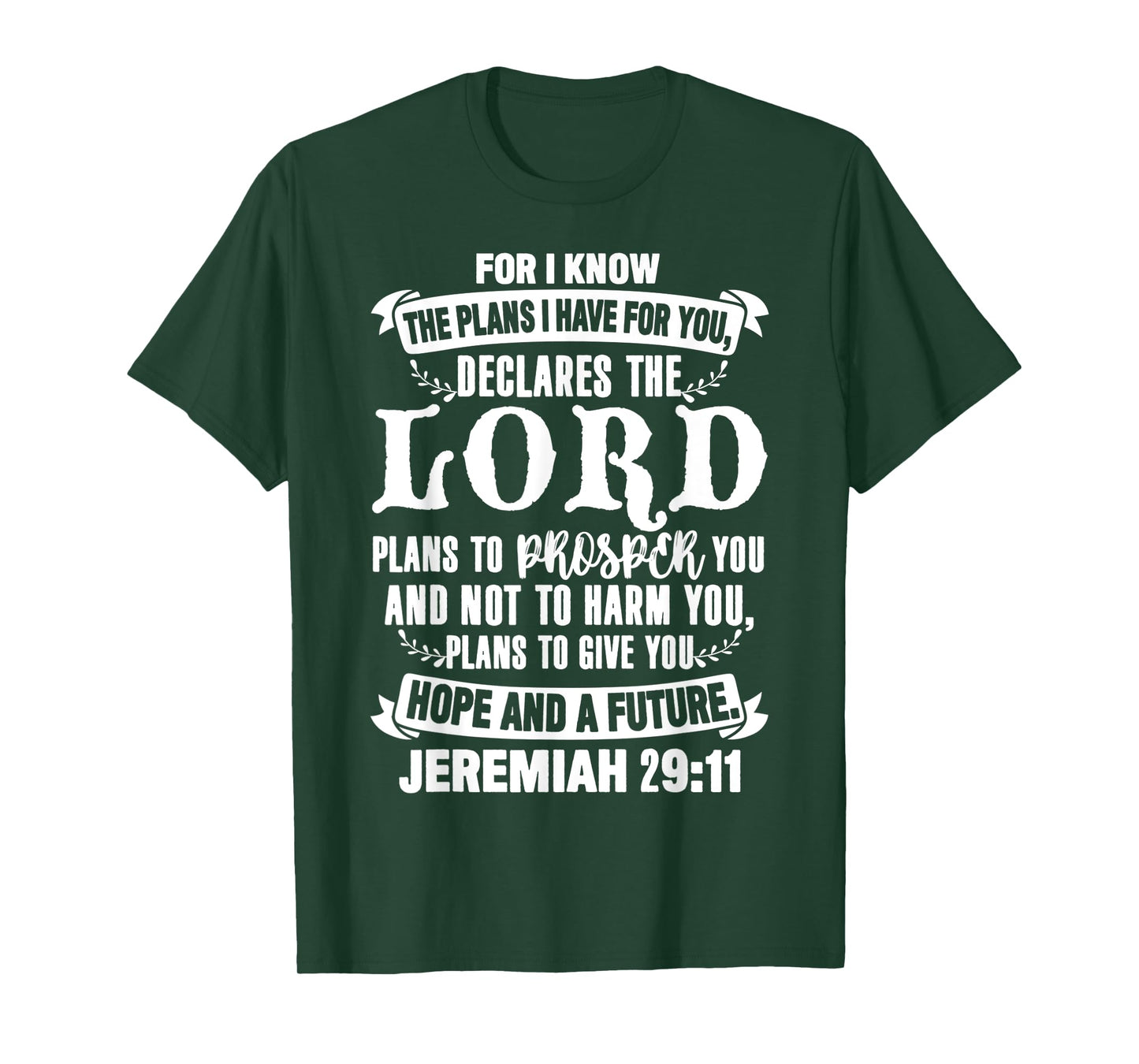 Funny Lord Jeremiah 2911 for I Know The Plans I Have for You T-Shirt