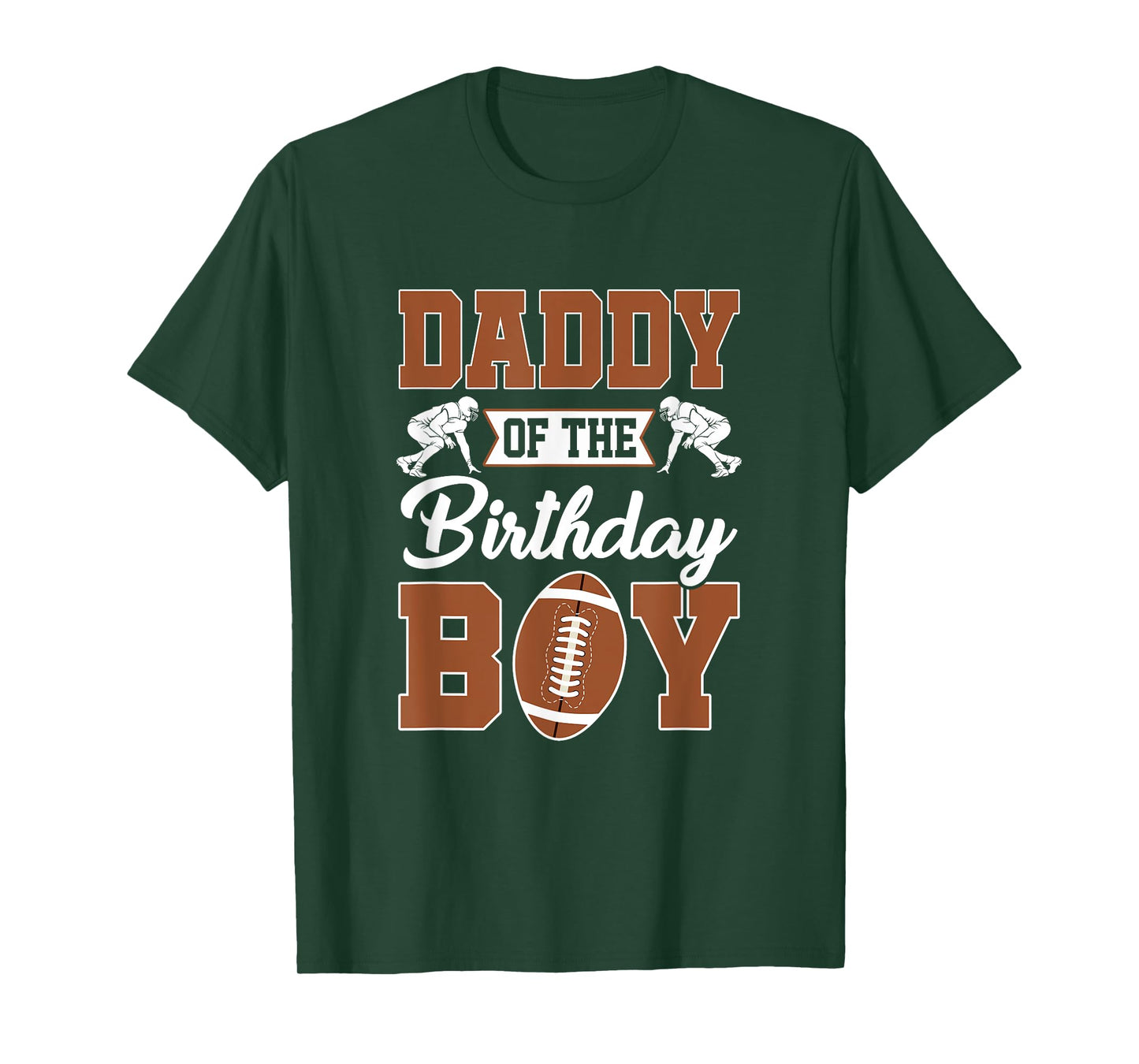 Daddy Of The Birthday Boy Football Party Family Matching T-Shirt
